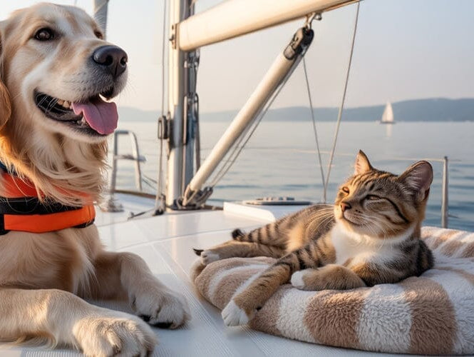 Segeln mit Hund oder Katze – So wird’s für alle stressfrei!