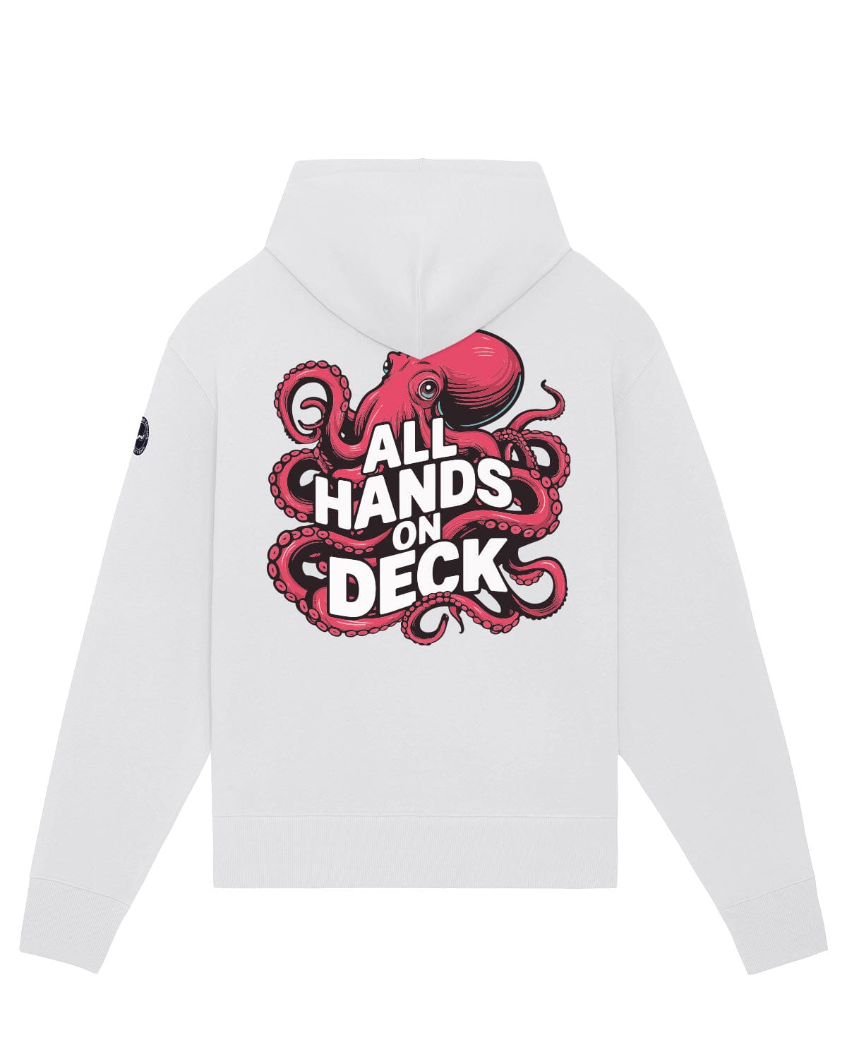 Weicher Bio Herren Hoodie All Hands on Deck | Herren Hoodie EM_STSU856 Slammer EM XS Off White