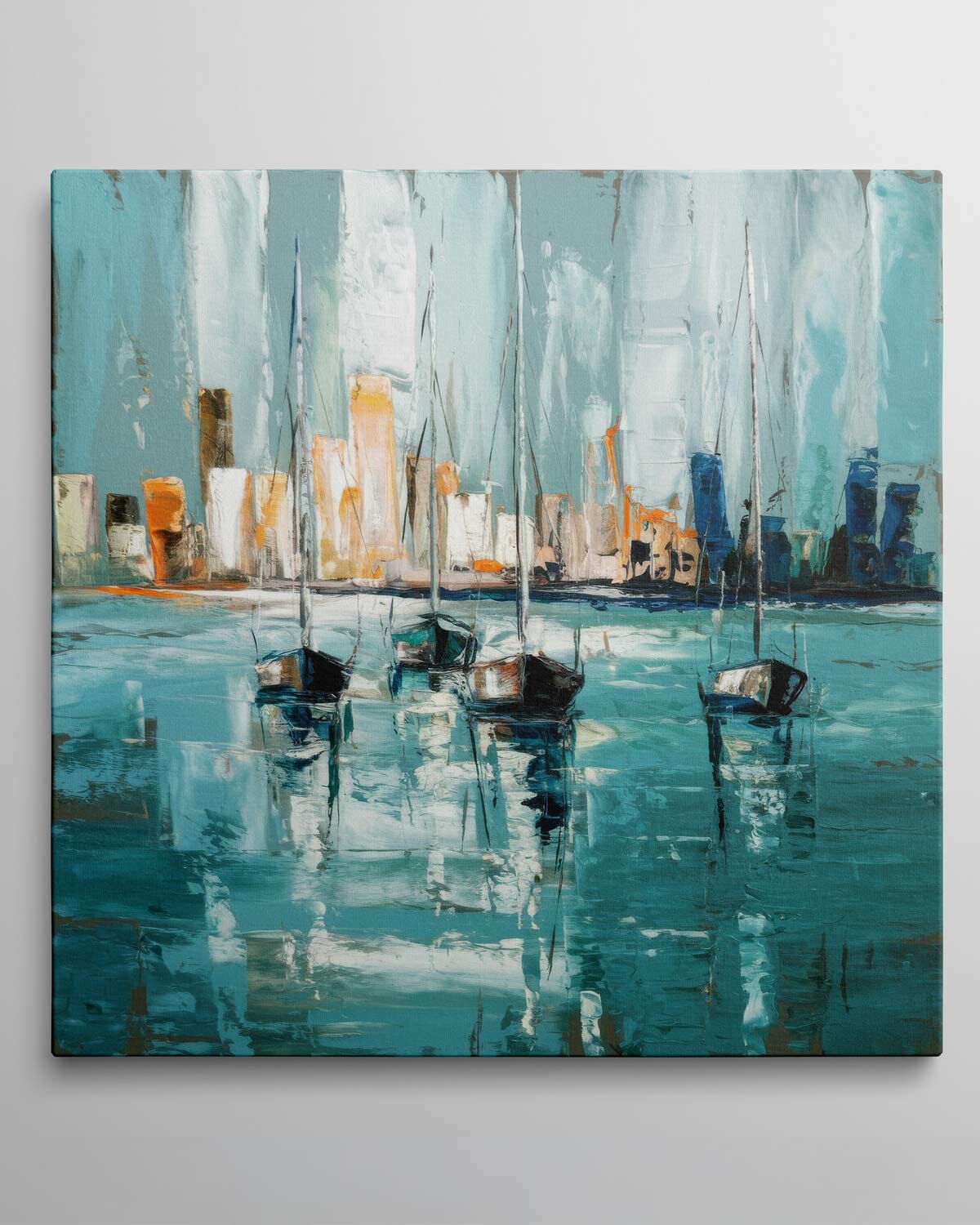 ANCHORAGE – 80x80 cm Fine-Art (Leinwanddruck) Fine-Art-Leinwanddruck 80x80 cm Artidomo True Color Print 80cm x 80cm