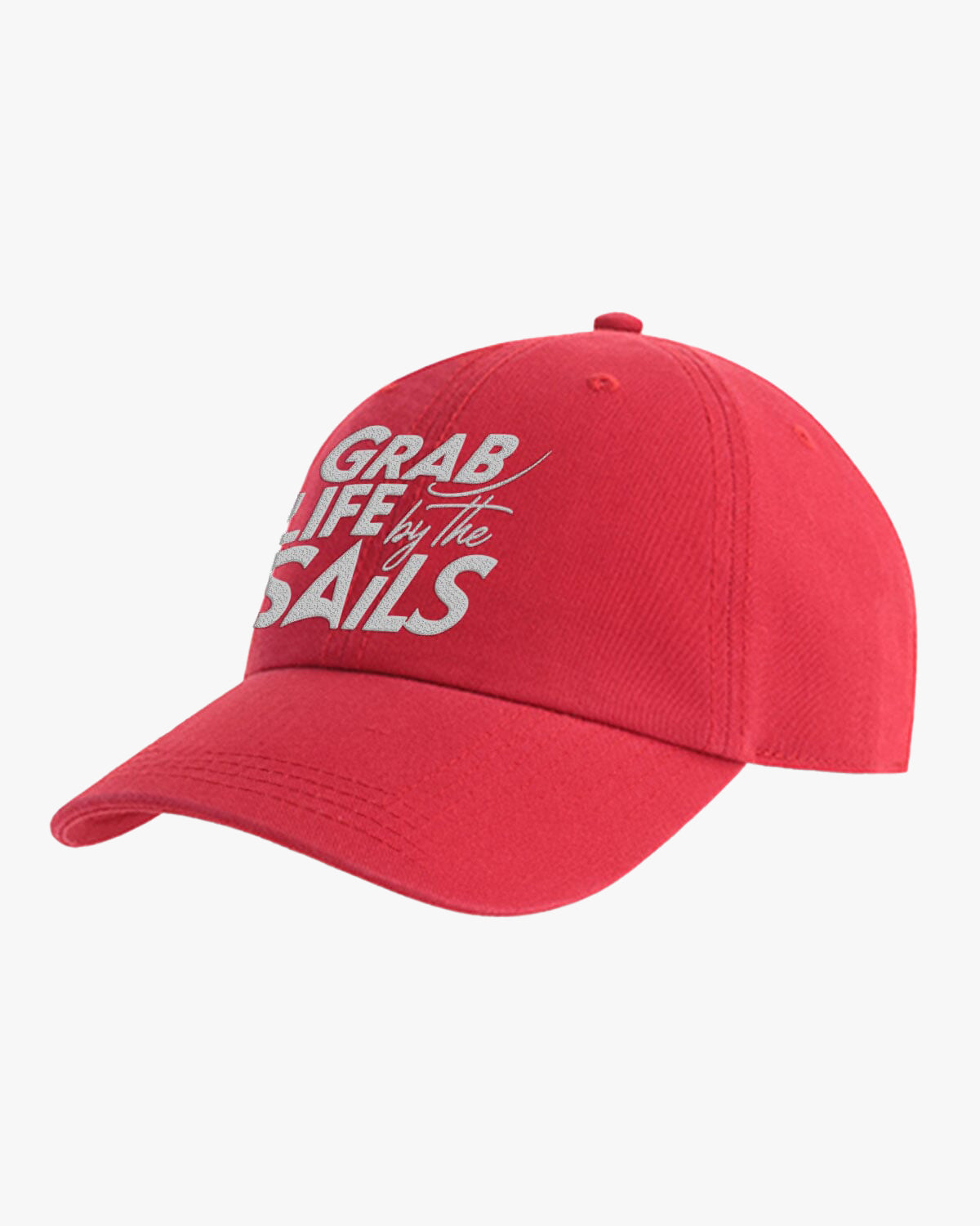 Base Cap - Grab life | Stick EM_AT115_Fraser Cap EM Classic Red