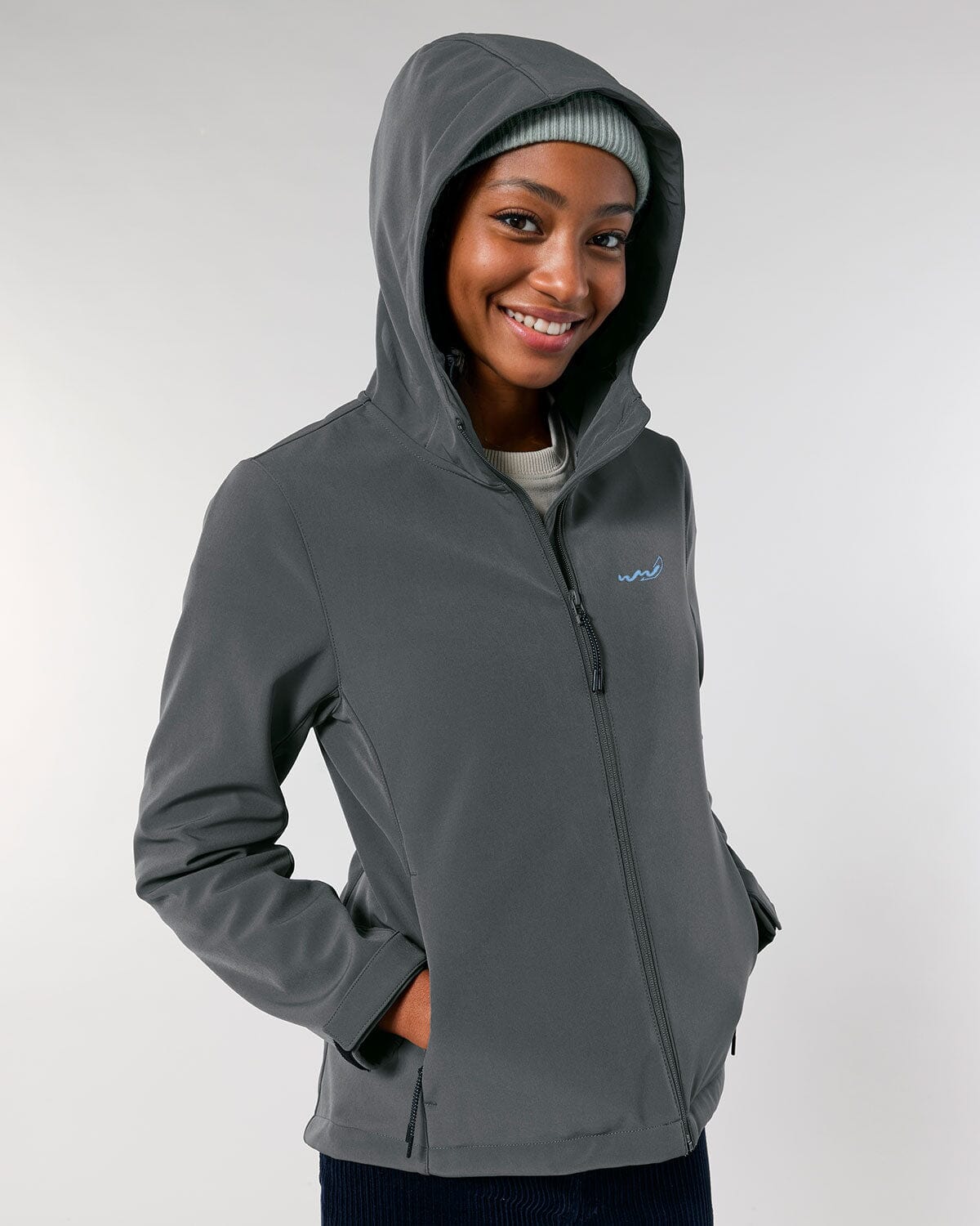 Discoverer | Softshell Frauen Jacke | Stick EM-STJW159-Softshell | anthracite