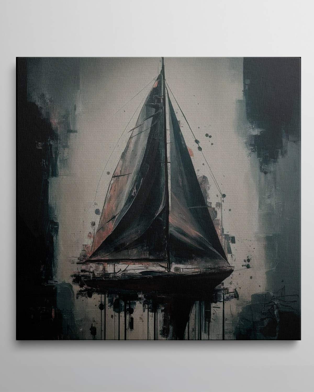 'ECHO OF THE SEA' – 80x80 cm Fine-Art (Leinwanddruck) Fine-Art-Leinwanddruck 80x80 cm Artidomo True Color Print 80cm x 80cm