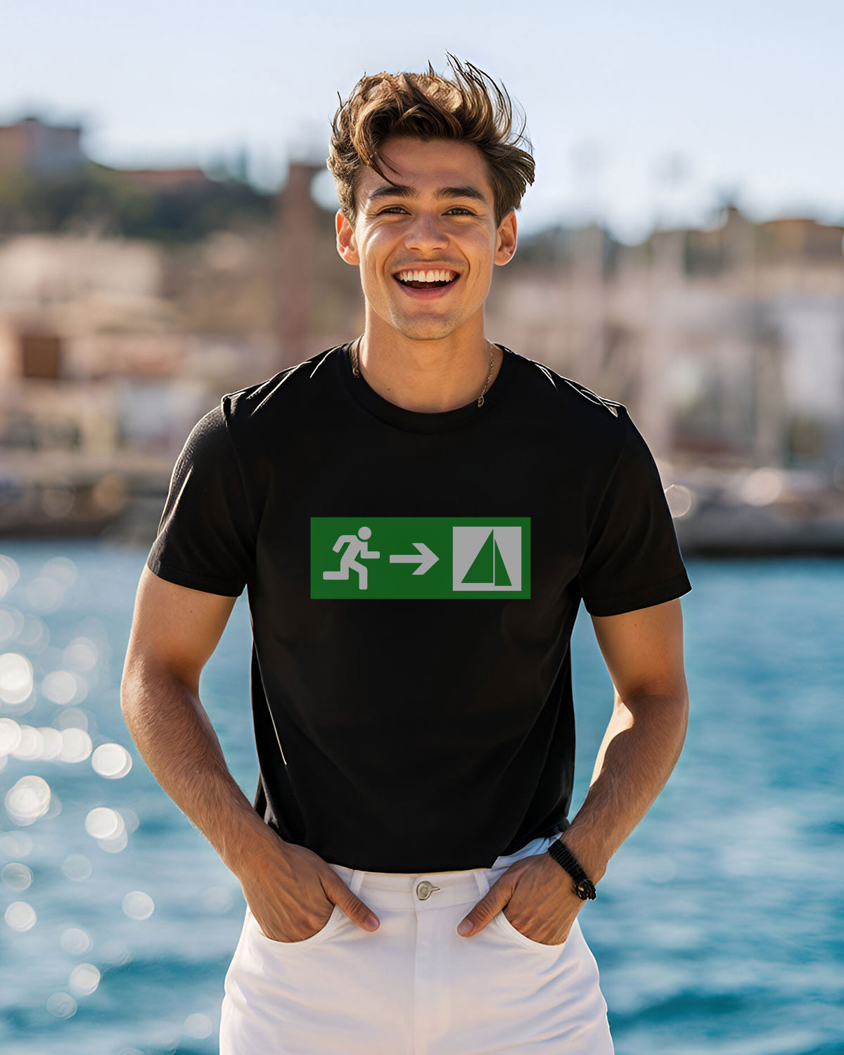 Exit Sailing | Weiches Unisex-Bio T-shirt | Lustiges T-Shirt mit witzigem Spruch | EM_STTU170 Crafter | XS Black