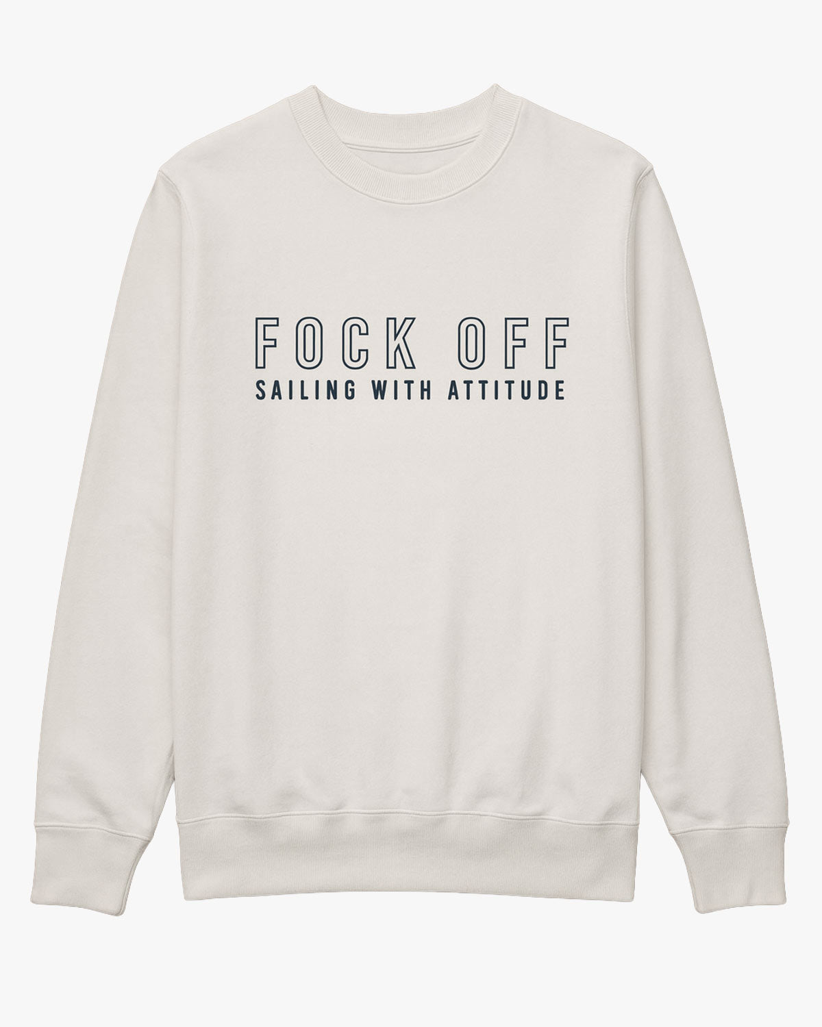 Fock off | Herren Pullover EM_STSU178 Changer 2 EM XXL Off White