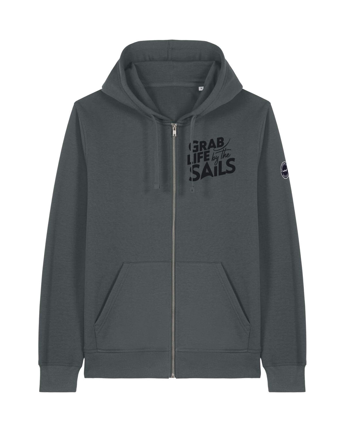 Grab Life by the Sails | Frauen Zipper EM_STSU205 EM XL Anthracite