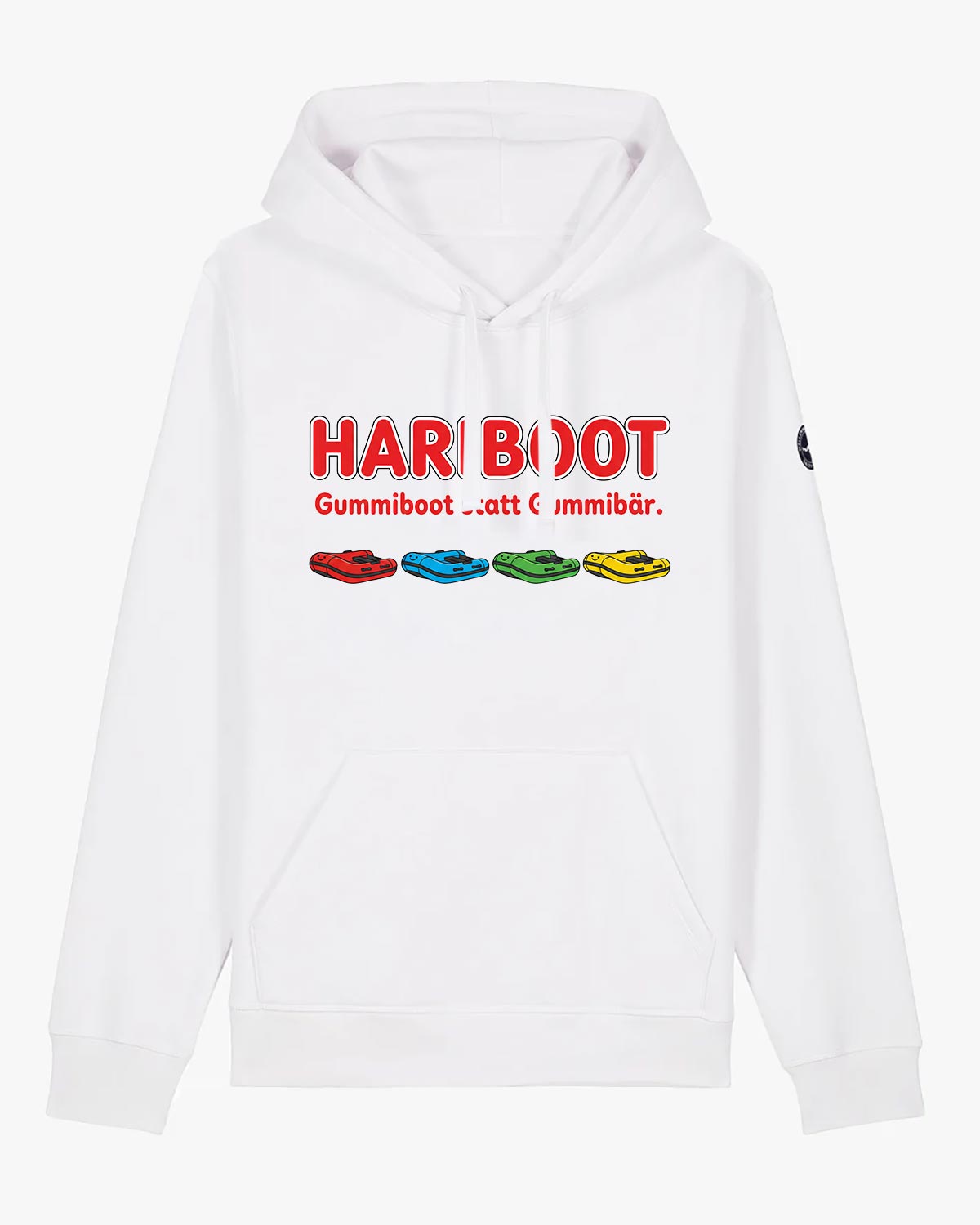 hariboot hoodie white - wellenwind
