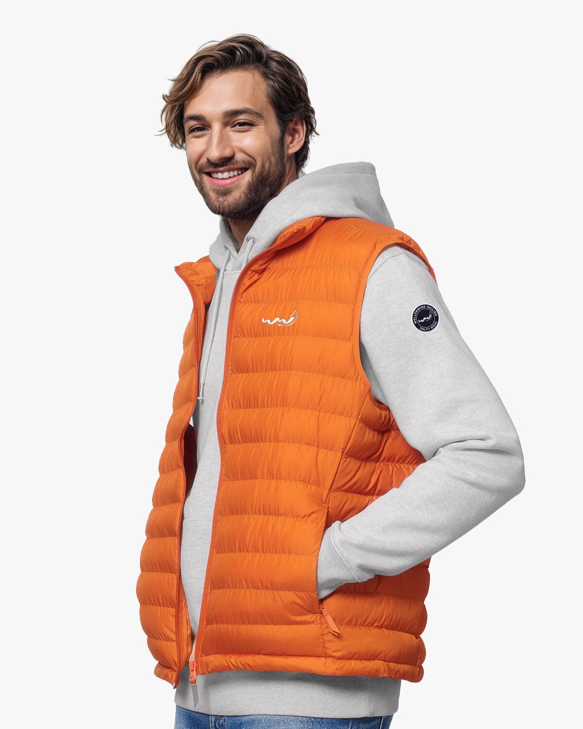 Herren-Steppweste Wellenwind EM-STJM836 | wellenwind.de orange