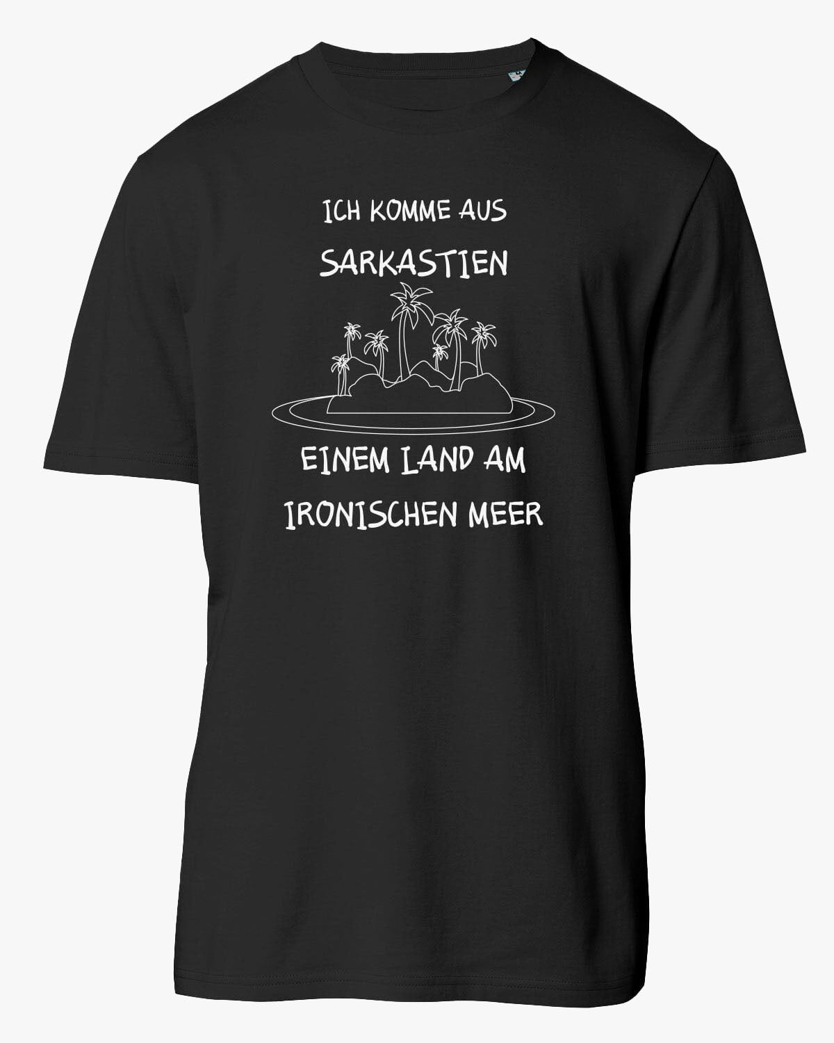 Ironisches Meer | Weiches Unisex-Bio T-shirt | Lustiges T-Shirt mit witzigem Spruch | EM_STTU170 Crafter | XS Black