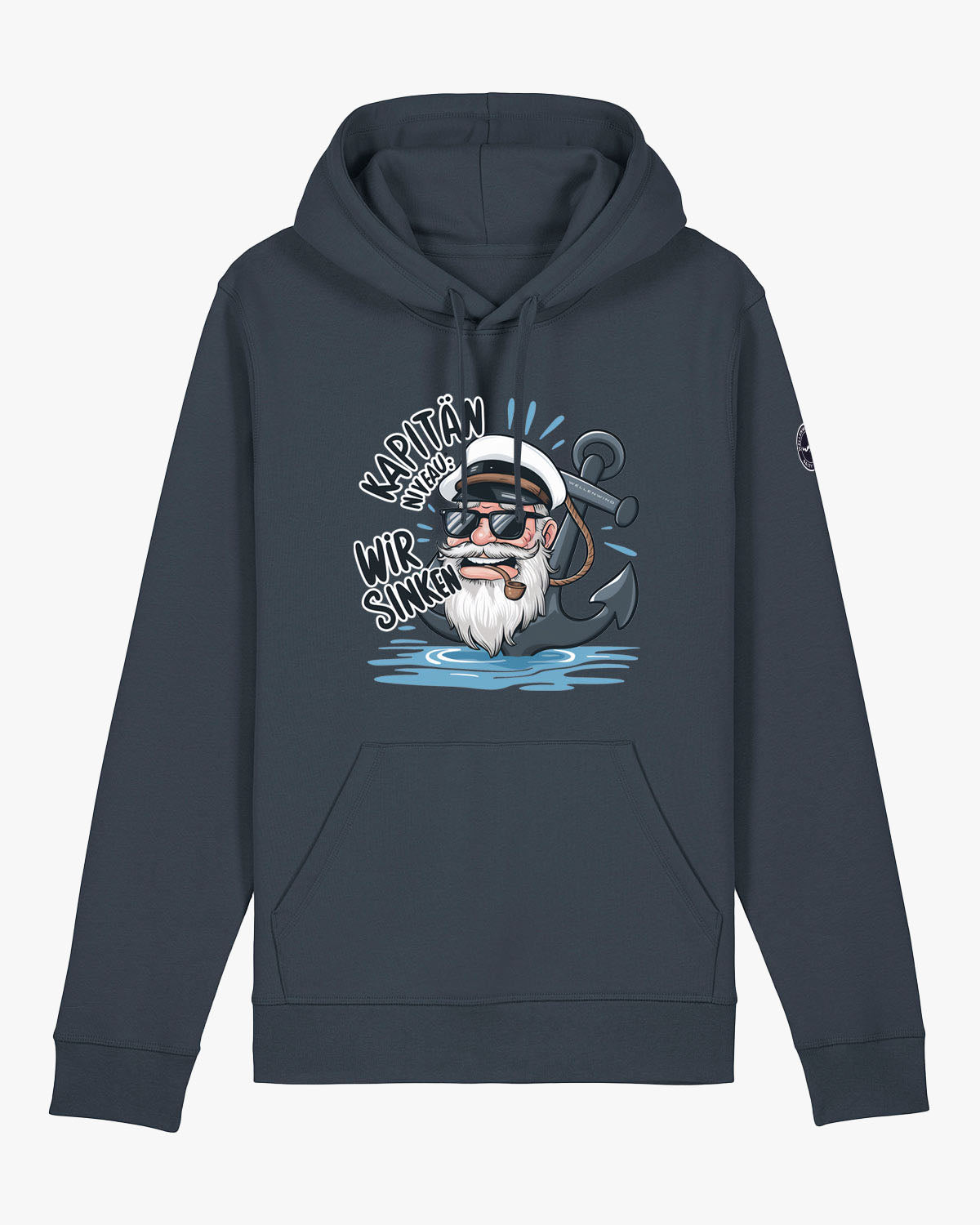 Kapitan Niveau- wir sinken EM_STST_drummer2 Hoodie EM IndiaInkGrey XS