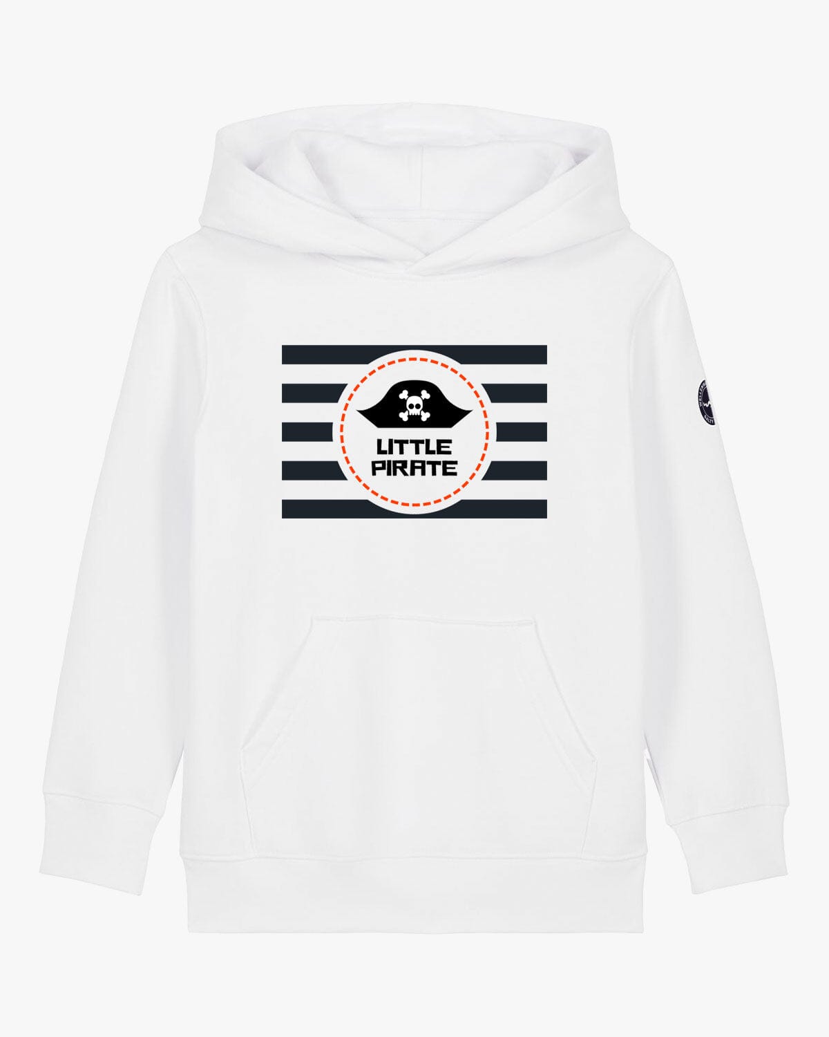little Pirate | Kinder Hoodie EM_STSK180_MiniCruiser2 Hoodie EM White 3/4 (98/104)
