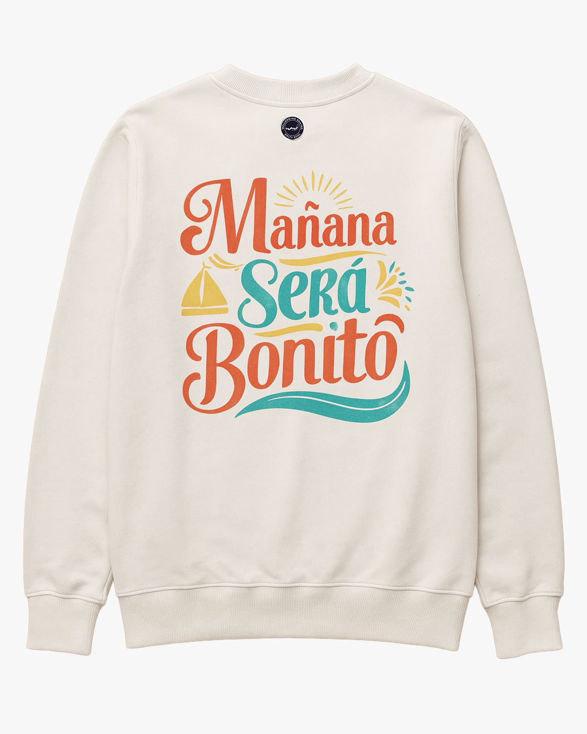Mañana Sera Bonito | Damen Pullover EM_STSU178 Changer 2 EM XXL Off White