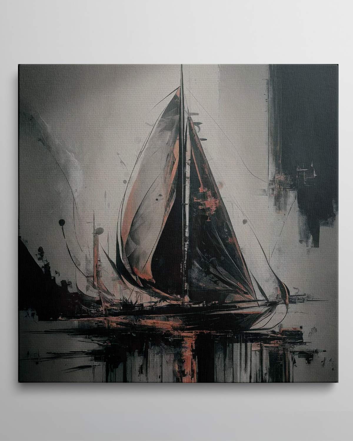 'MYSTIC SAIL' – 80x80 cm Fine-Art (Leinwanddruck) Fine-Art-Leinwanddruck 80x80 cm Artidomo True Color Print 80cm x 80cm