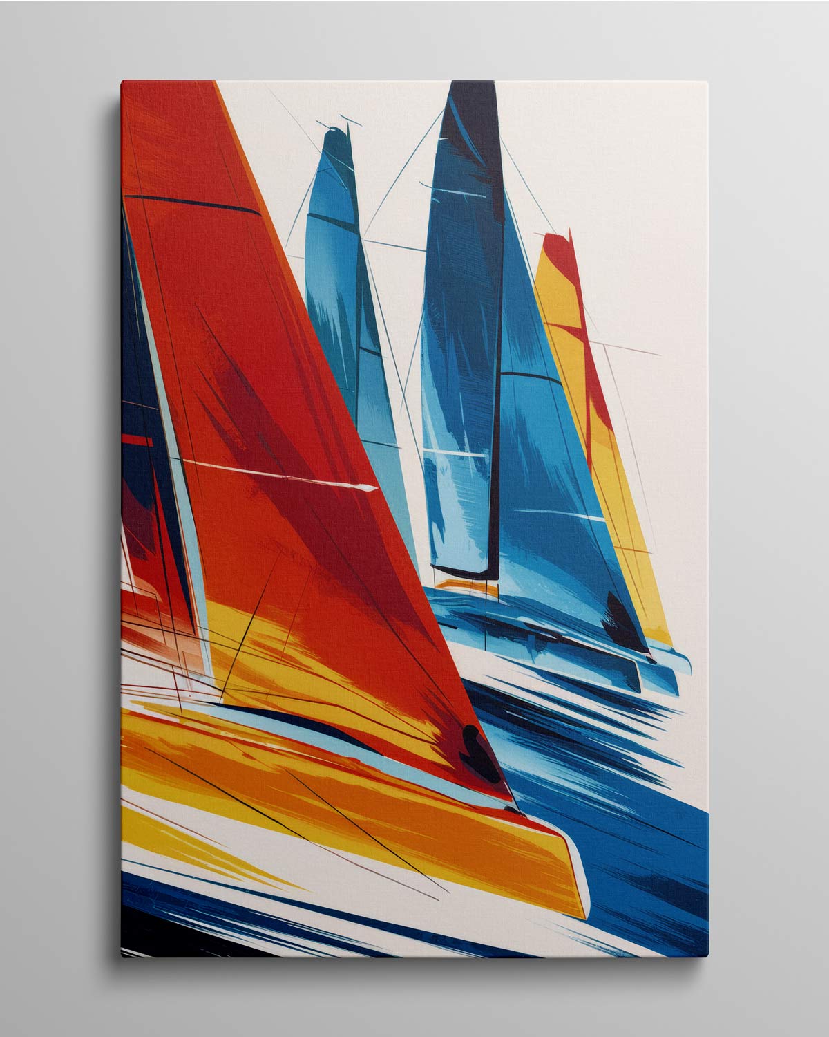 'Ocean Race' – 50x75 cm Fine-Art-Pop-Art (Leinwanddruck) Fine-Art-Leinwanddruck 50x75 cm Artidomo True Color Print 50cm x 75cm