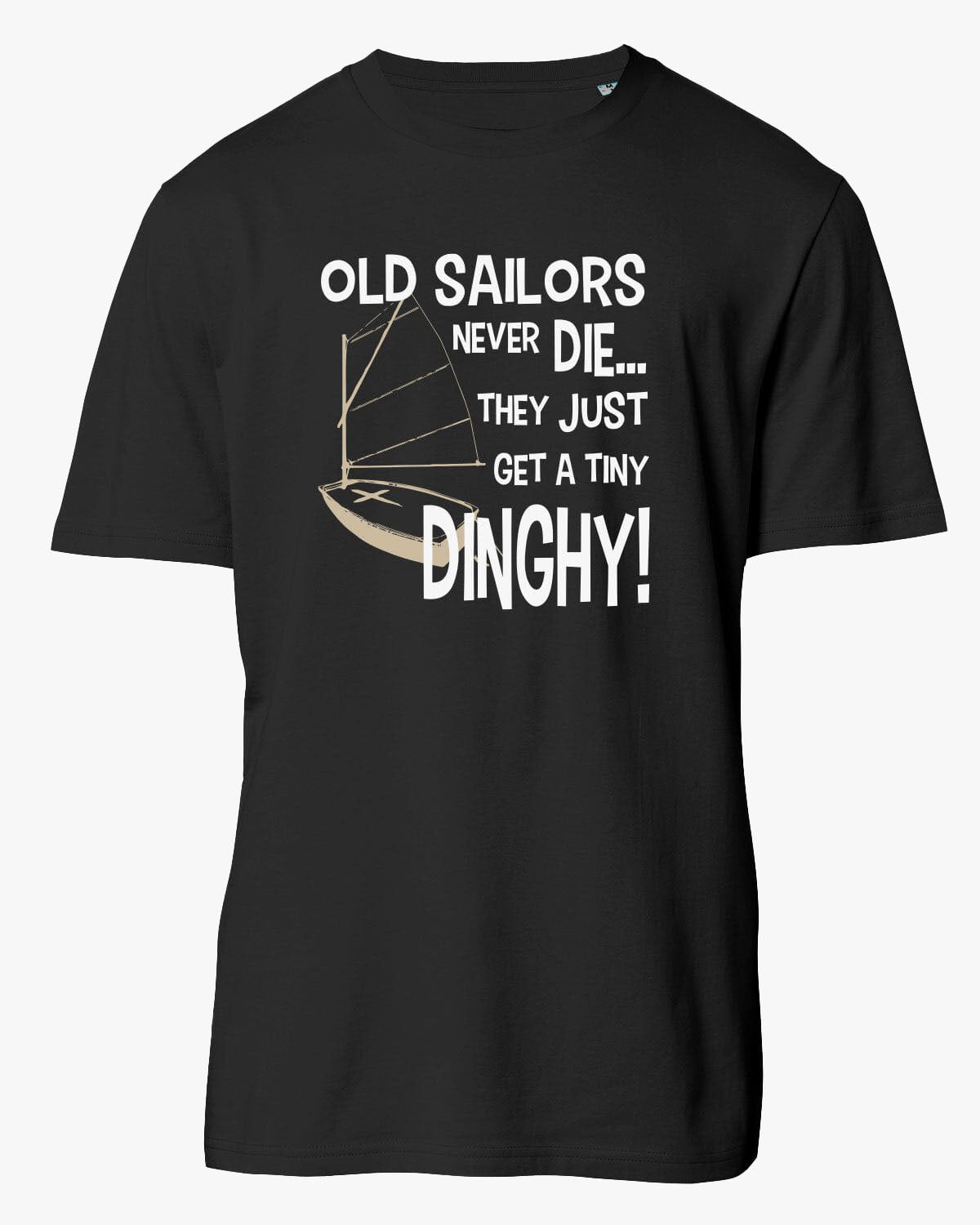 Old sailors never die | Weiches Unisex-Bio T-shirt | Lustiges T-Shirt mit witzigem Spruch | EM_STTU170 Crafter | XS Black