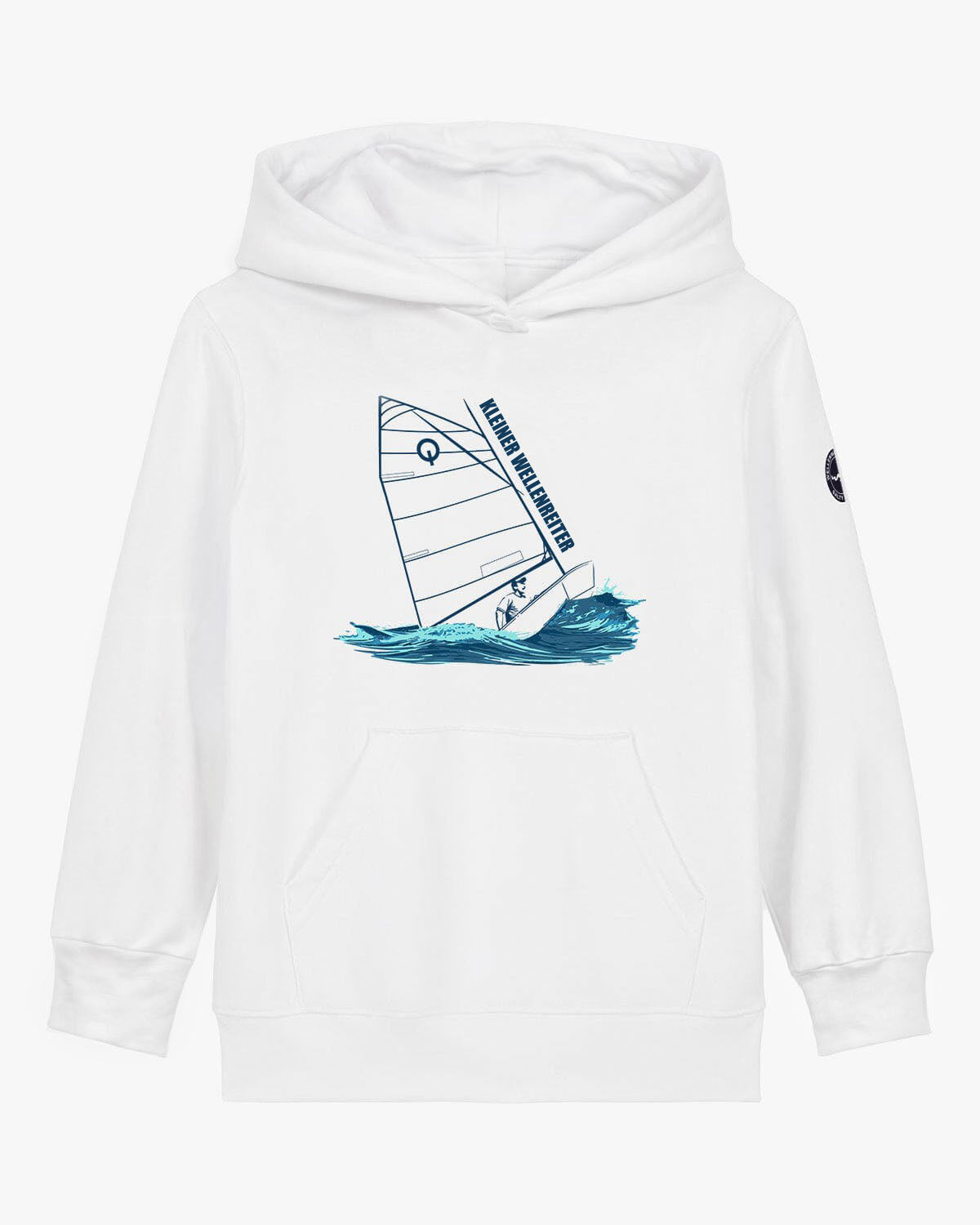 Wellenreiter | Kinder Hoodie EM_STSK180_MiniCruiser2 Hoodie EM White 3/4 (98/104)