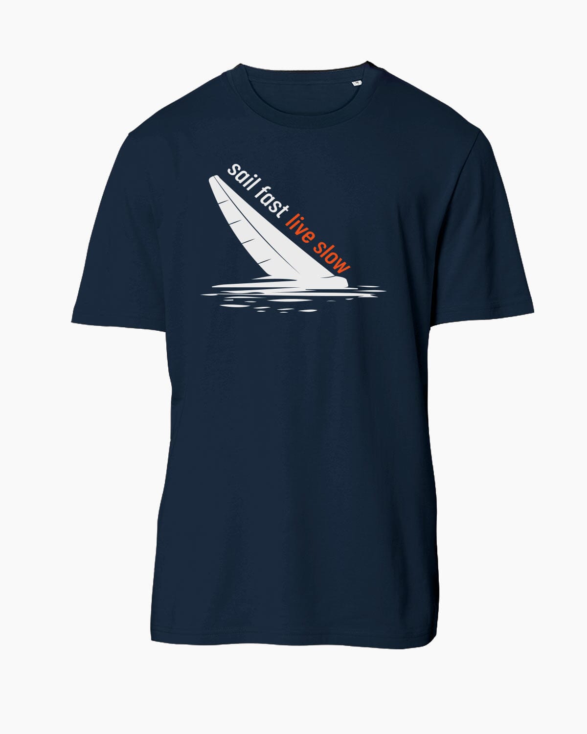 Sail Fast Live Slow | T-Shirt Herren EM_STTU169 creator2 EM French Navy S