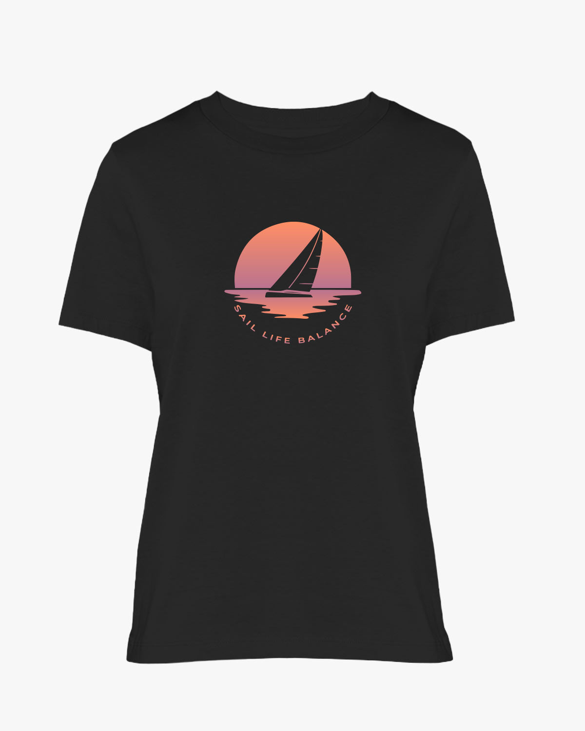 Sail Life Balance | Bio T-Shirt Frauen EM_STTW172 Muser Black S