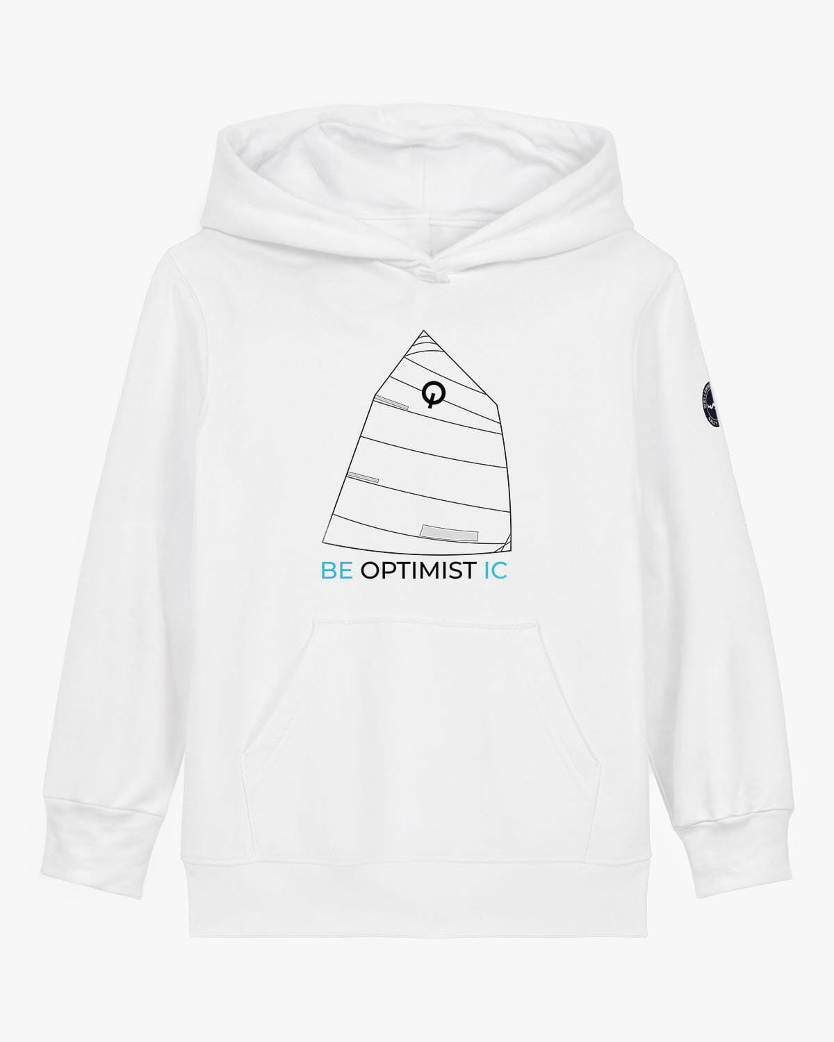 Sail Optimist | Kinder Hoodie EM_STSK180_MiniCruiser2 Hoodie EM White 3/4 (98/104)