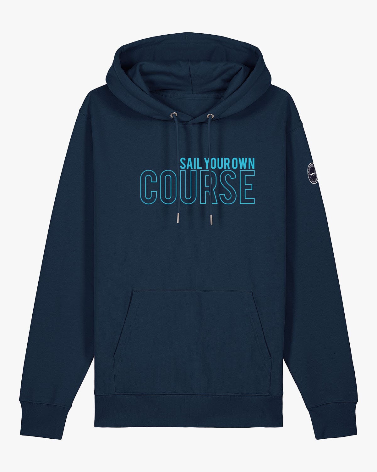 Sail your own Course | Weicher Unisex Bio Hoodie EM_STSU177_Cruiser2 French Navy XS