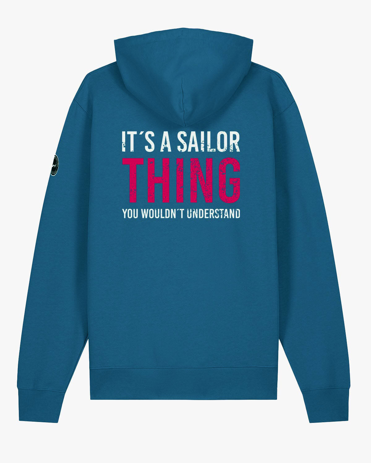 Sailor Thing | Weicher Unisex Bio Hoodie EM_STSU177_Cruiser2 Bright Blue XS