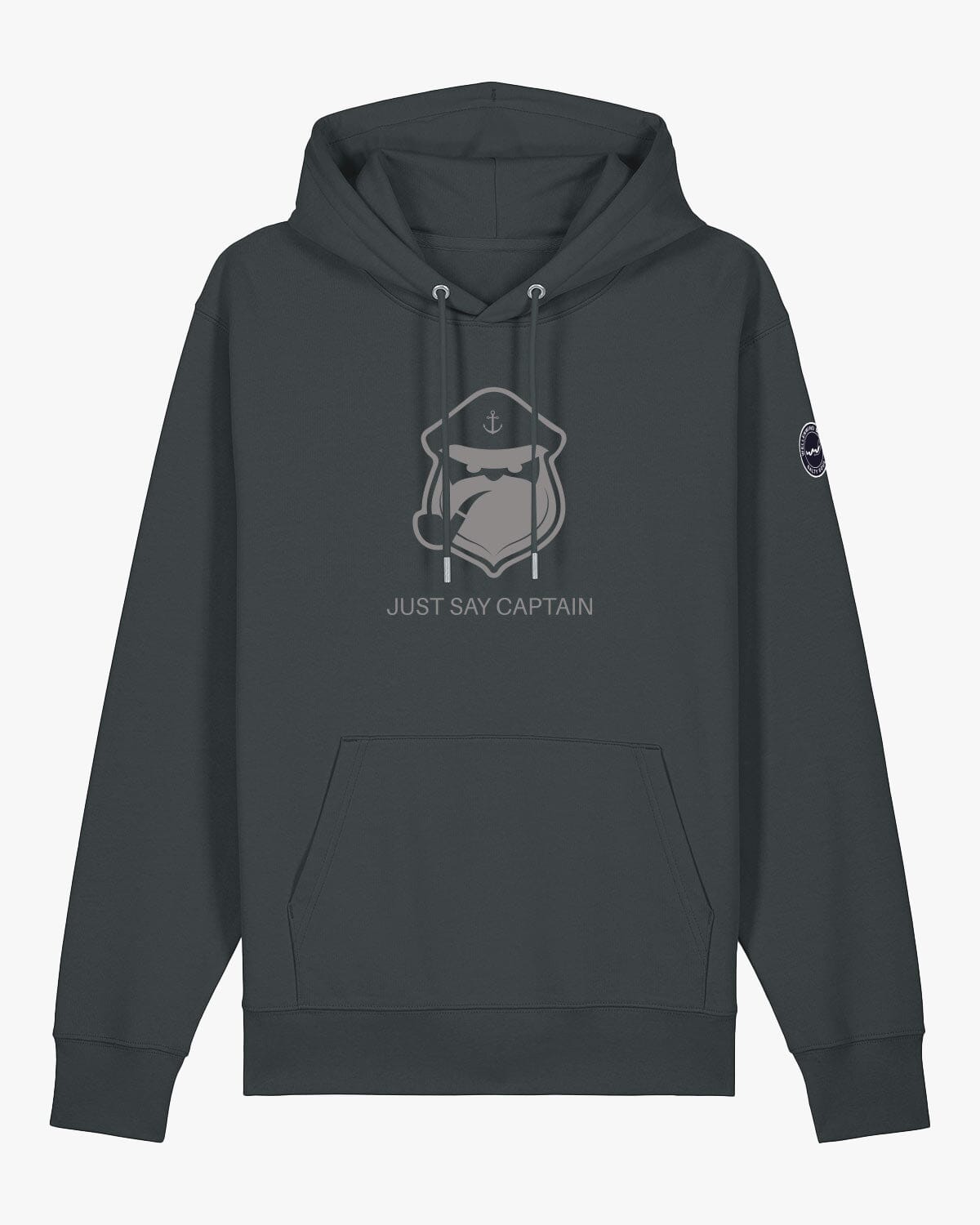 Say Captain | Weicher Unisex Bio Hoodie EM_STSU177_Cruiser2 Anthracite XS