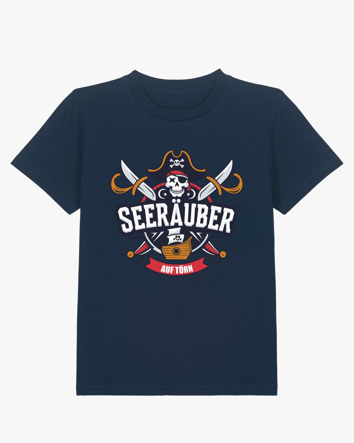 Seeräuber | Kinder Shirt EM_STTK184_MiniCreator2 EM 3/4 (98/104) French Navy