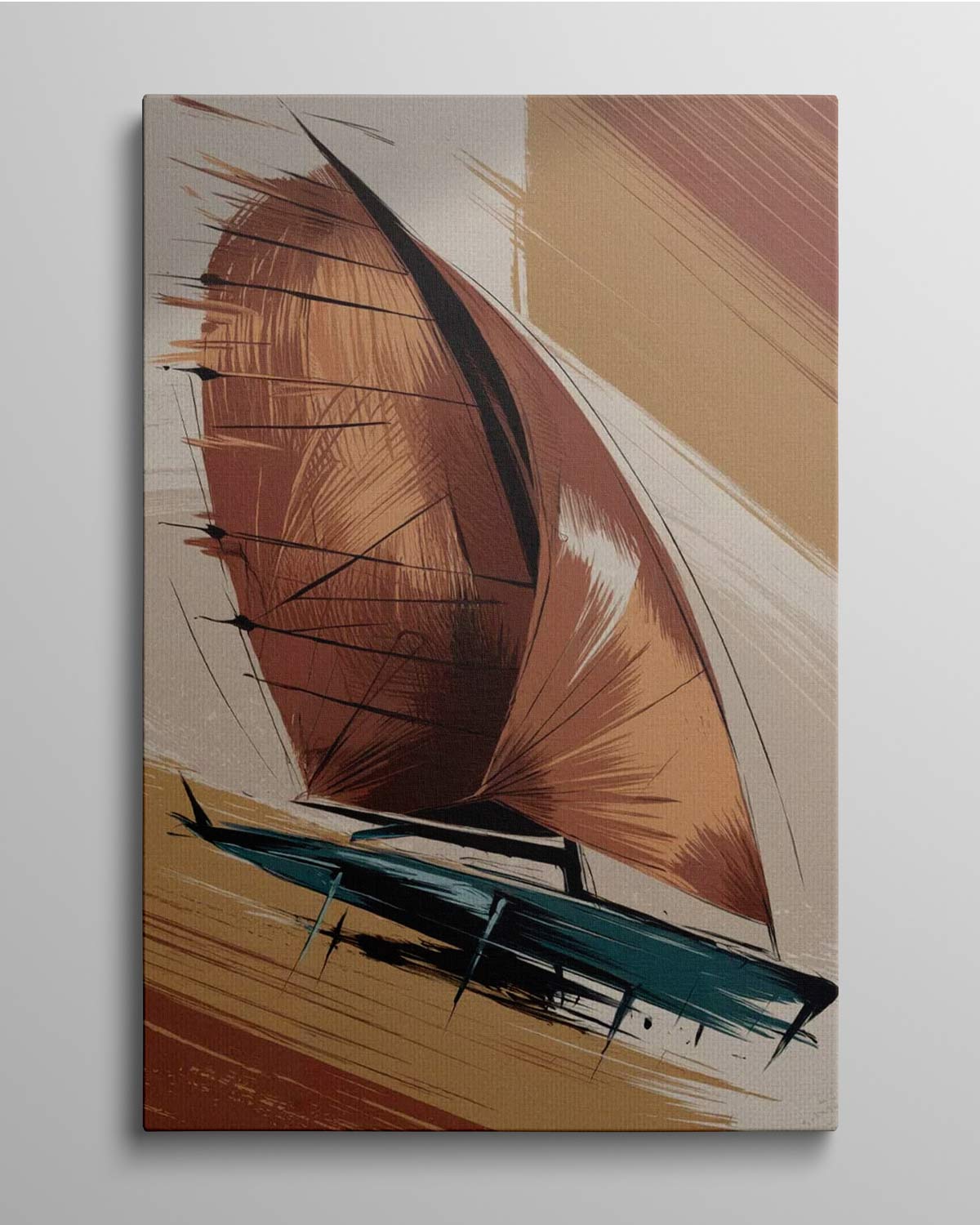 'SEGELRAUSCH' – 50x75 cm Fine-Art (Leinwanddruck) Fine-Art-Leinwanddruck 50x75 cm Artidomo True Color Print 50cm x 75cm