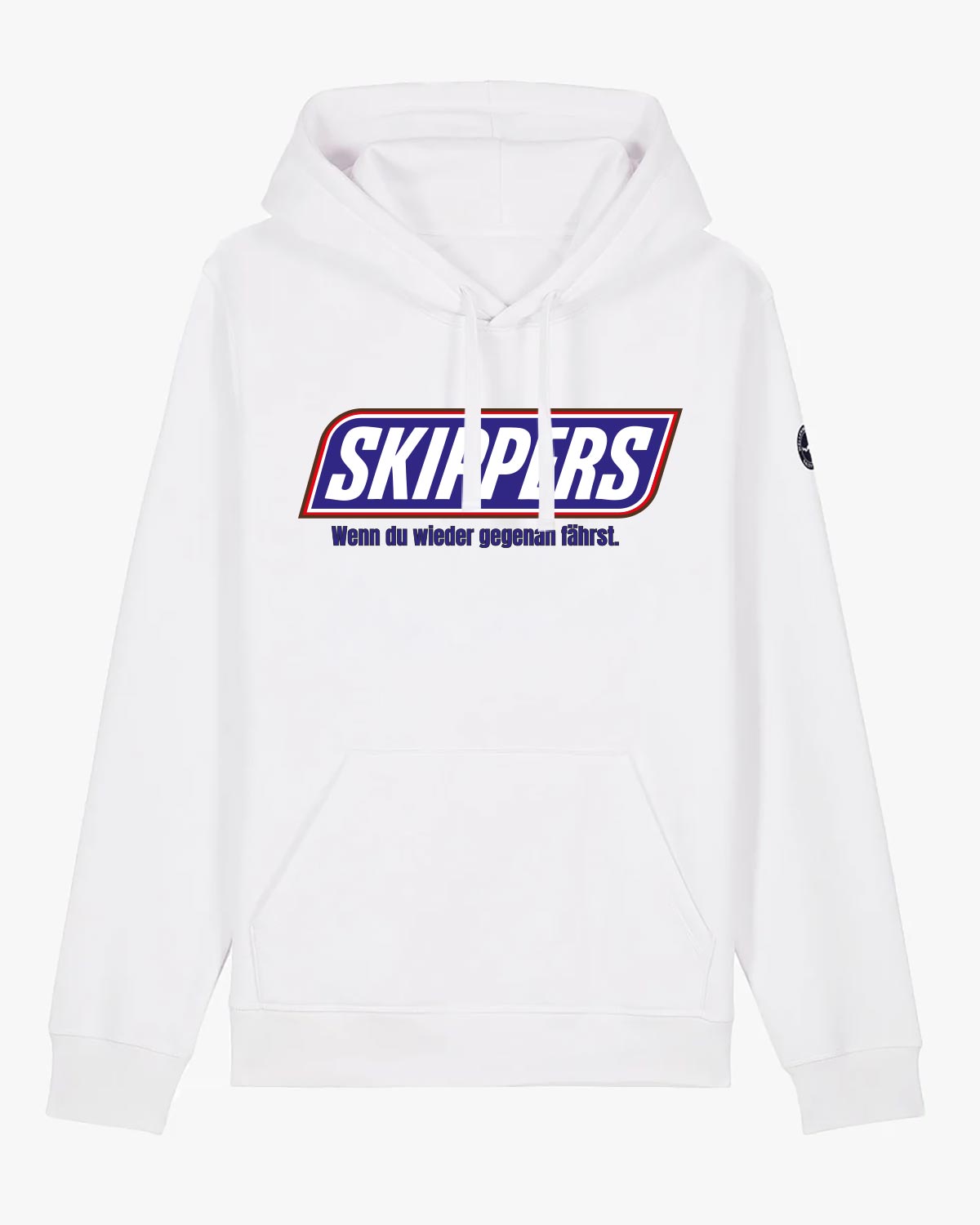 Skippers hoodie white - wellenwind
