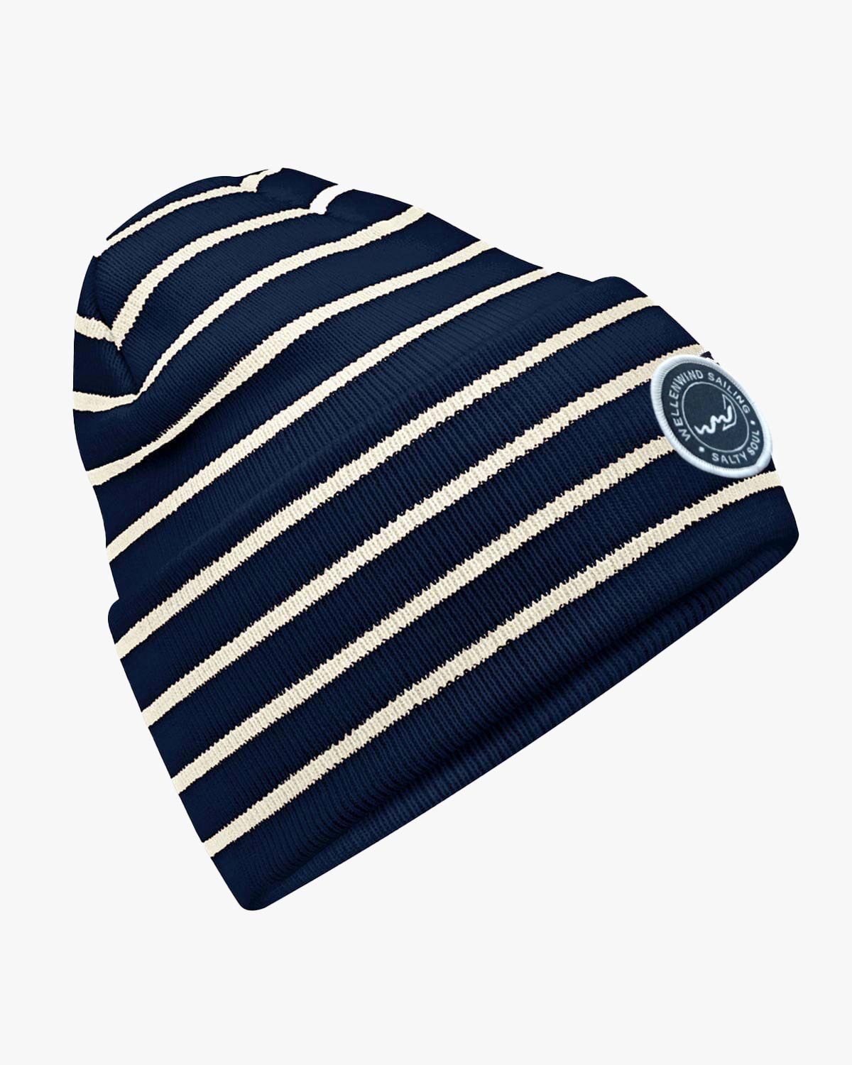 Striped Beanie EM_CB39R EM FrenchNavySoftwhite