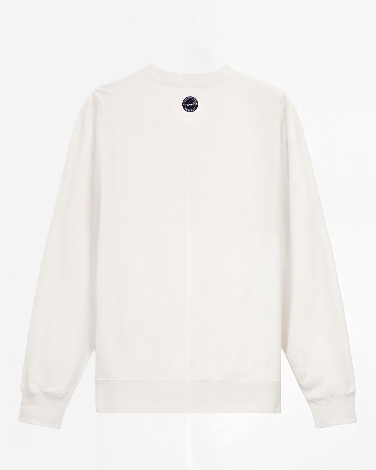 Weicher Bio-Damen Pullover für Segler mit dem Aufdruck sun sea breeze | wellenwind.de | white