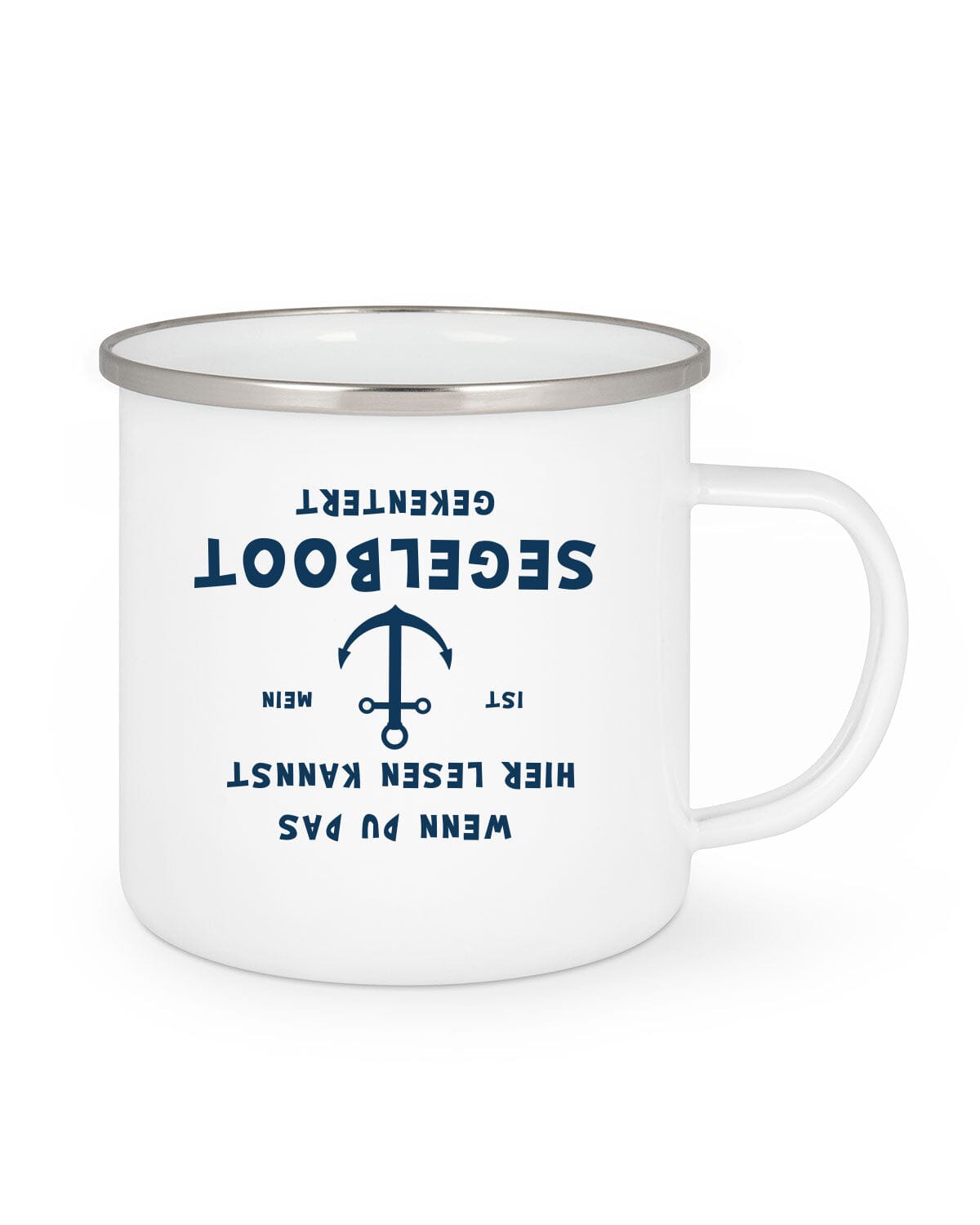 Tasse GEKENTERT Emaille Tasse EM White 300 ml