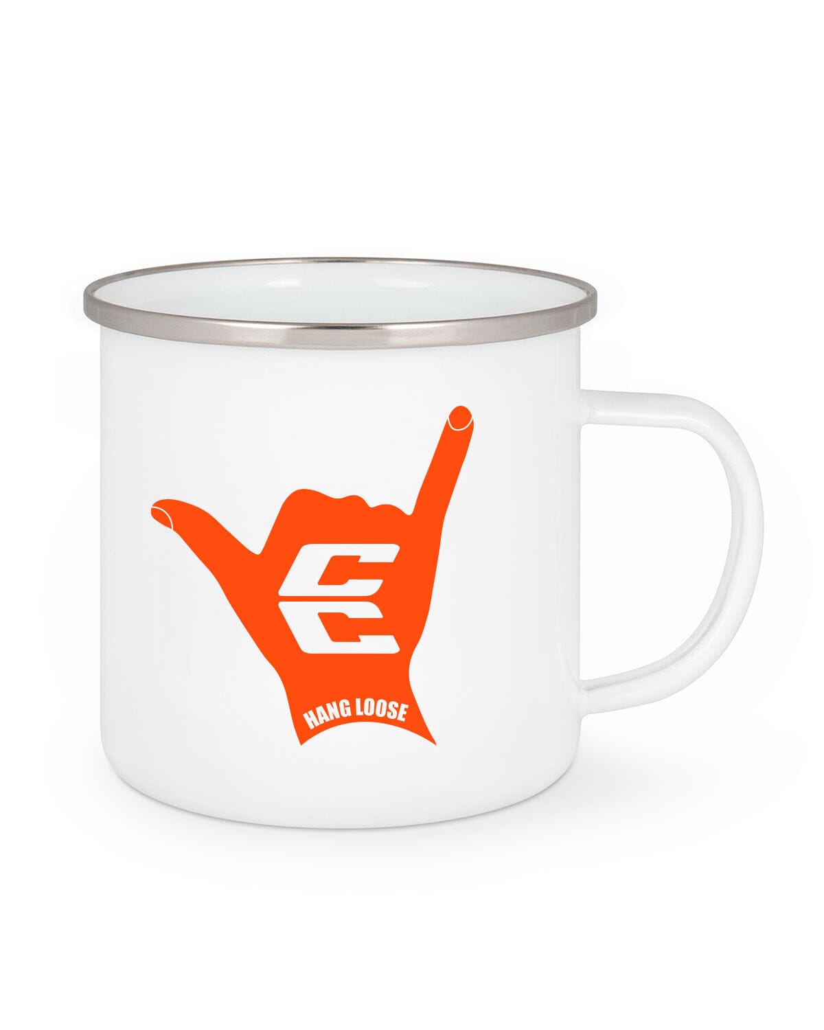 Tasse HANG LOOSE EM_Emaille Tasse EM White 300 ml