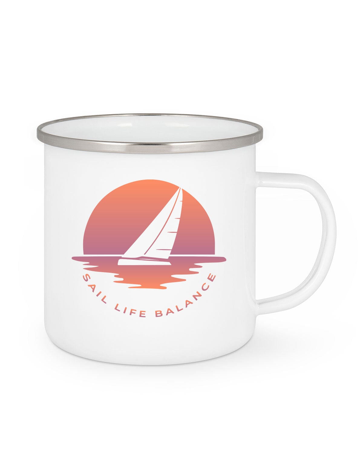 Tasse Sail Life Balance EM_Emaille Tasse EM White 300 ml