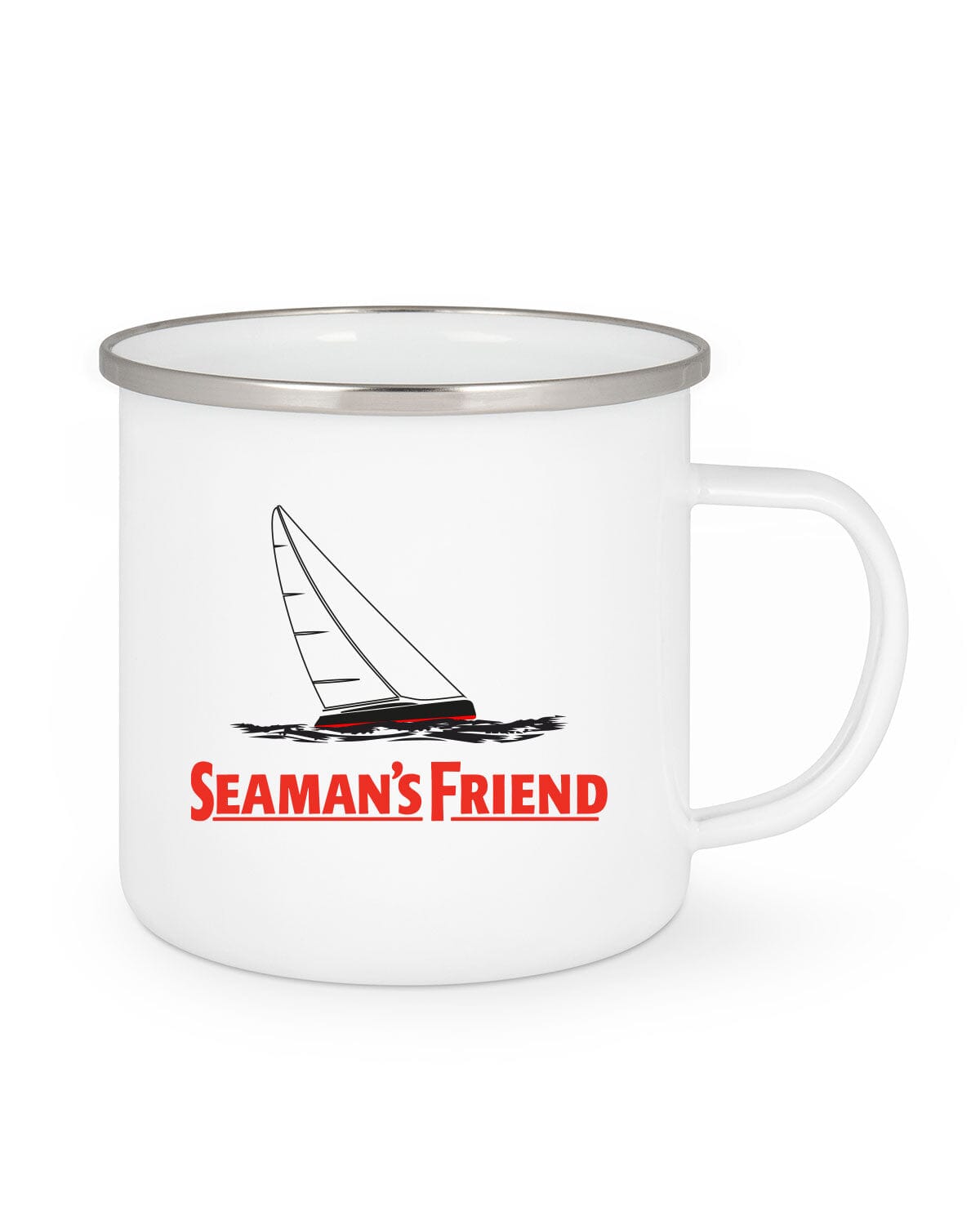 Tasse SEAMANS FRIEND Emaille Tasse EM White 300 ml
