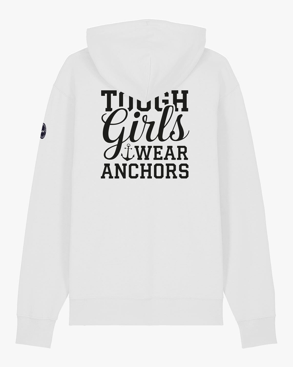 Tough Girls ...| Weicher Unisex-Bio Hoodie | Perfekter Hoodie für den Segeltörn, kombiniert Komfort und Stil mit maritimem Touch. EM_STSU177_Cruiser2 White XS