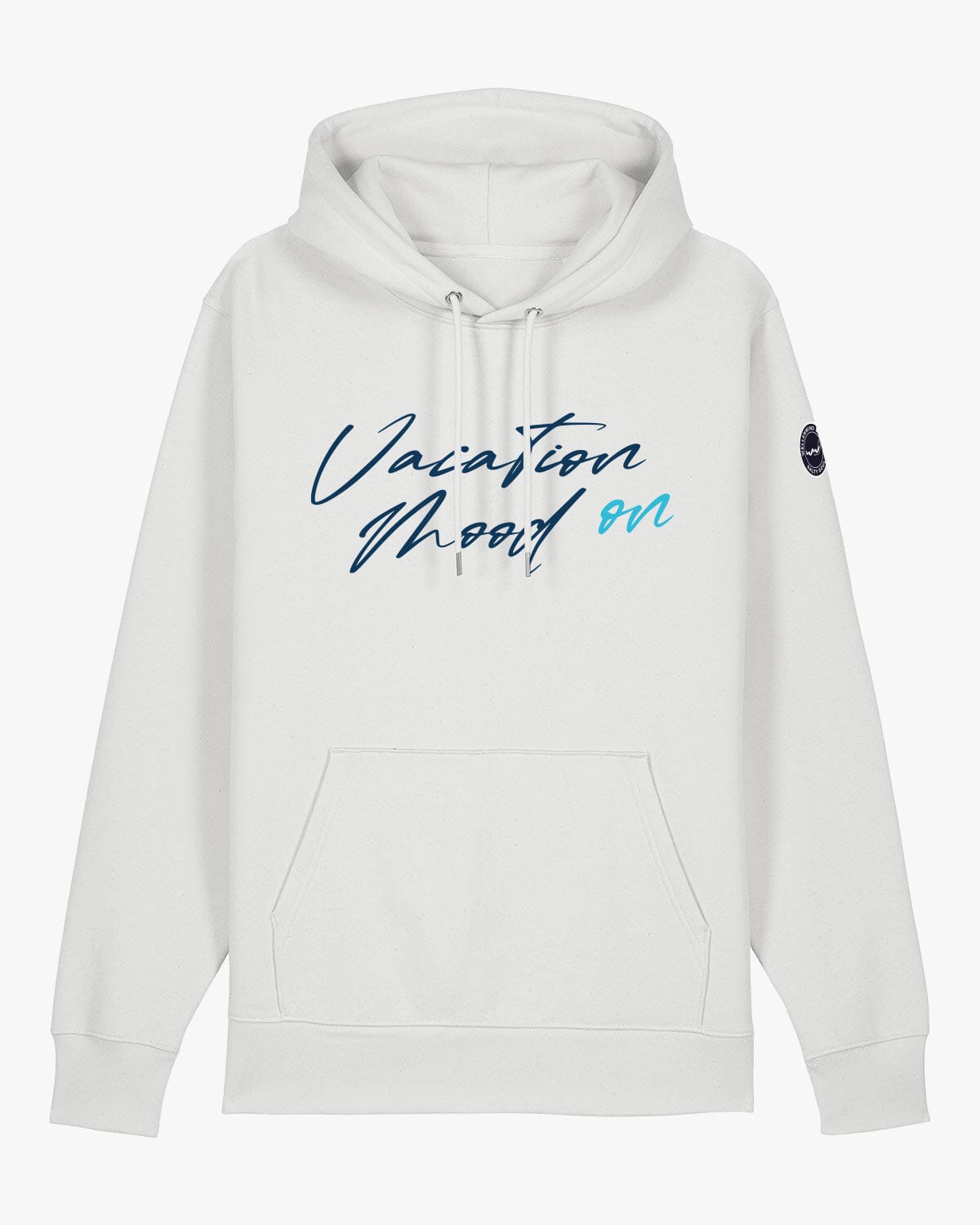 Vacation Mood on | Weicher Unisex-Bio Hoodie | Perfekter Hoodie für den Segeltörn, kombiniert Komfort und Stil mit maritimem Touch. EM_STSU177_Cruiser2