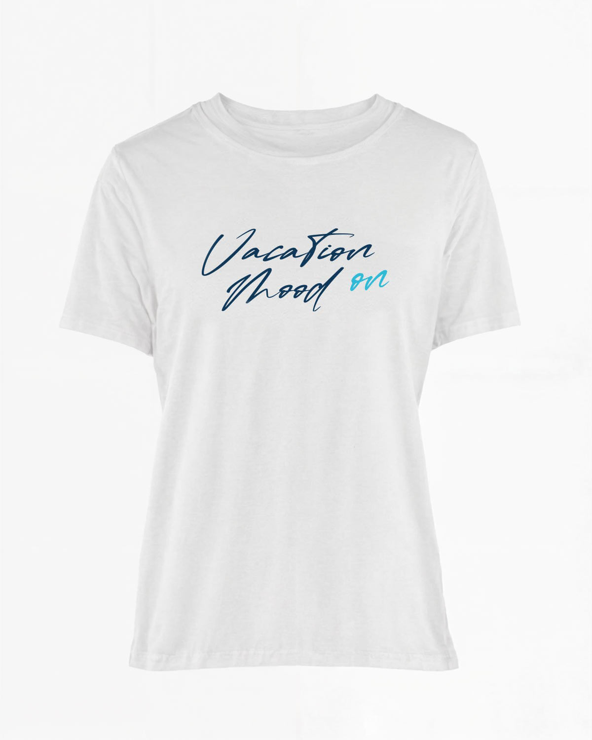 Vacation Mood on | Bio T-Shirt Frauen EM_STTW172 Muser White S