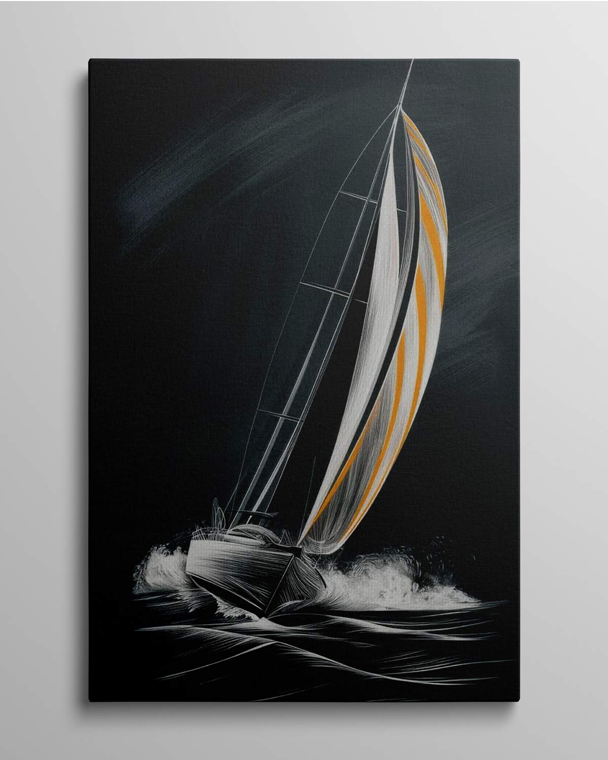 'WELLENWIND' – 50x75 cm Fine-Art (Leinwanddruck) Fine-Art-Leinwanddruck 50x75 cm Artidomo True Color Print 50cm x 75cm