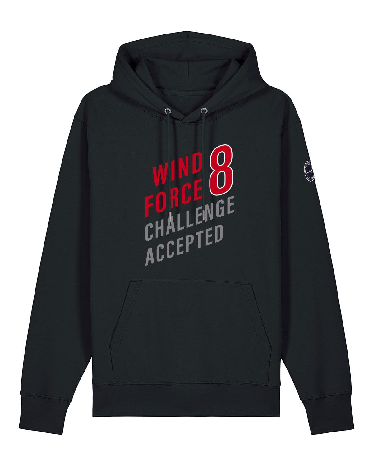 Wind Force 8 | Weicher Unisex Bio Hoodie EM_STSU177_Cruiser2 Black XS