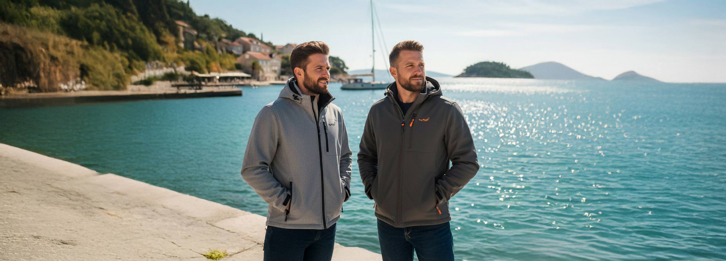 Maritime-Mode-Herren-Segler-Jacken