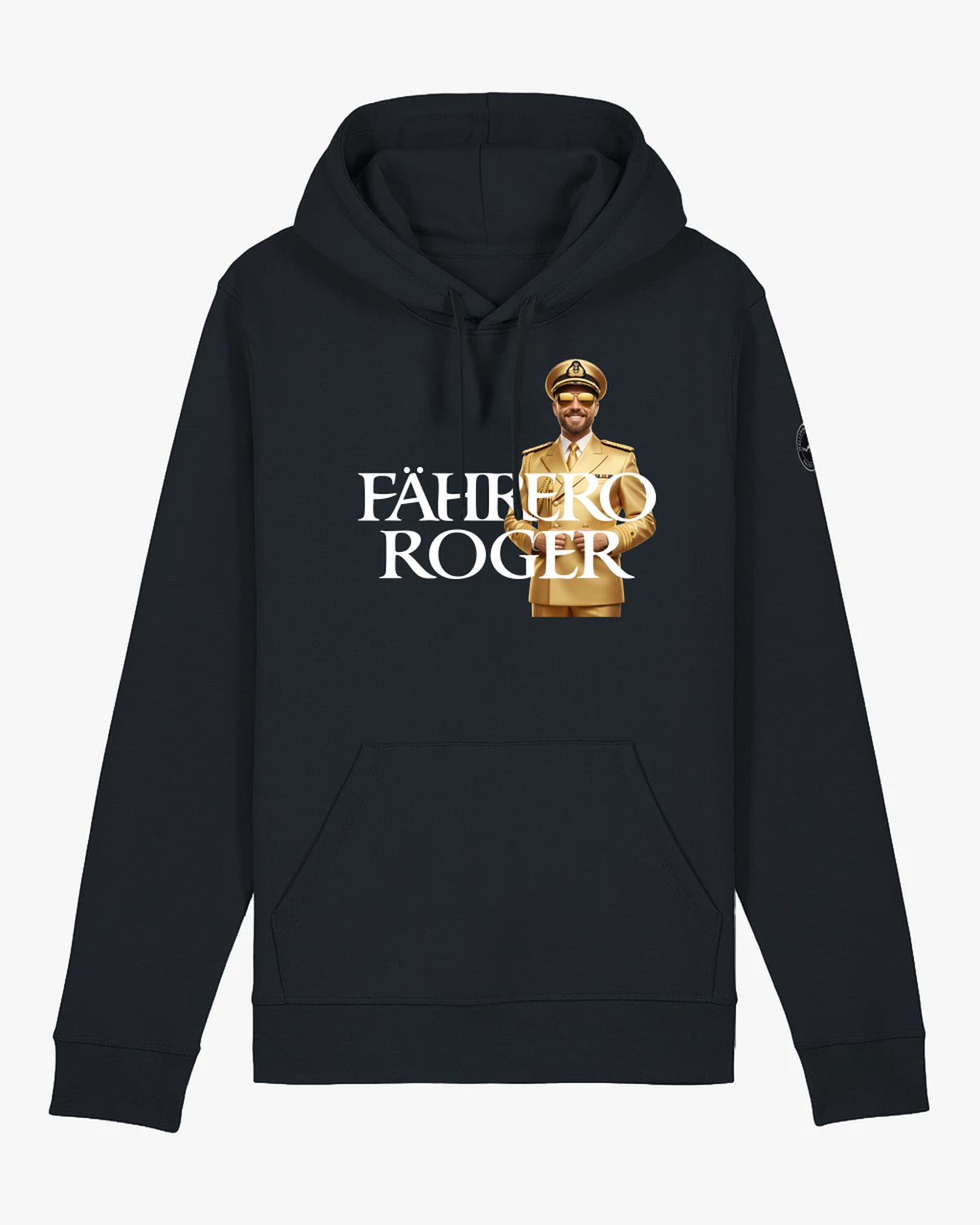 faehrero-roger hoodie schwarz- wellenwind