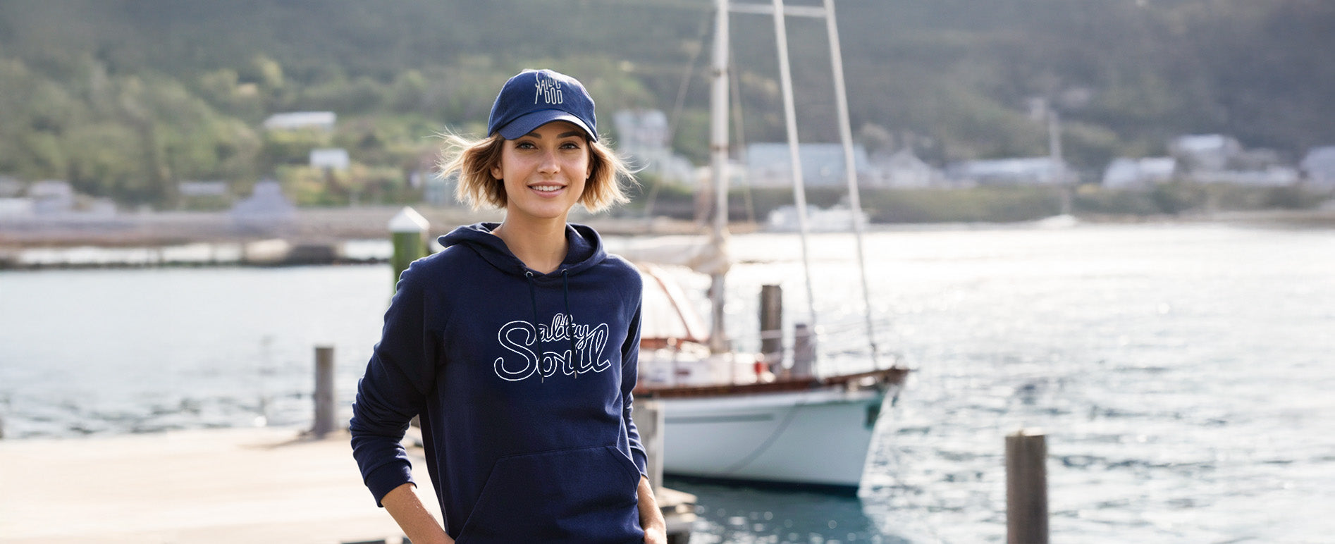 Lässiger Damen-Hoodie mit nautischen Details