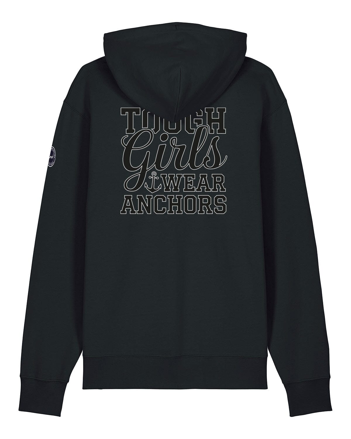 Tough Girls ...| Weicher Unisex-Bio Hoodie | Perfekter Hoodie für den Segeltörn, kombiniert Komfort und Stil mit maritimem Touch. EM_STSU177_Cruiser2  Black XS 