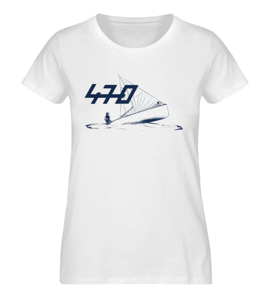 470er - Damen Premium Organic Shirt Expresser T-Shirt ST/ST Shirtee White XS 