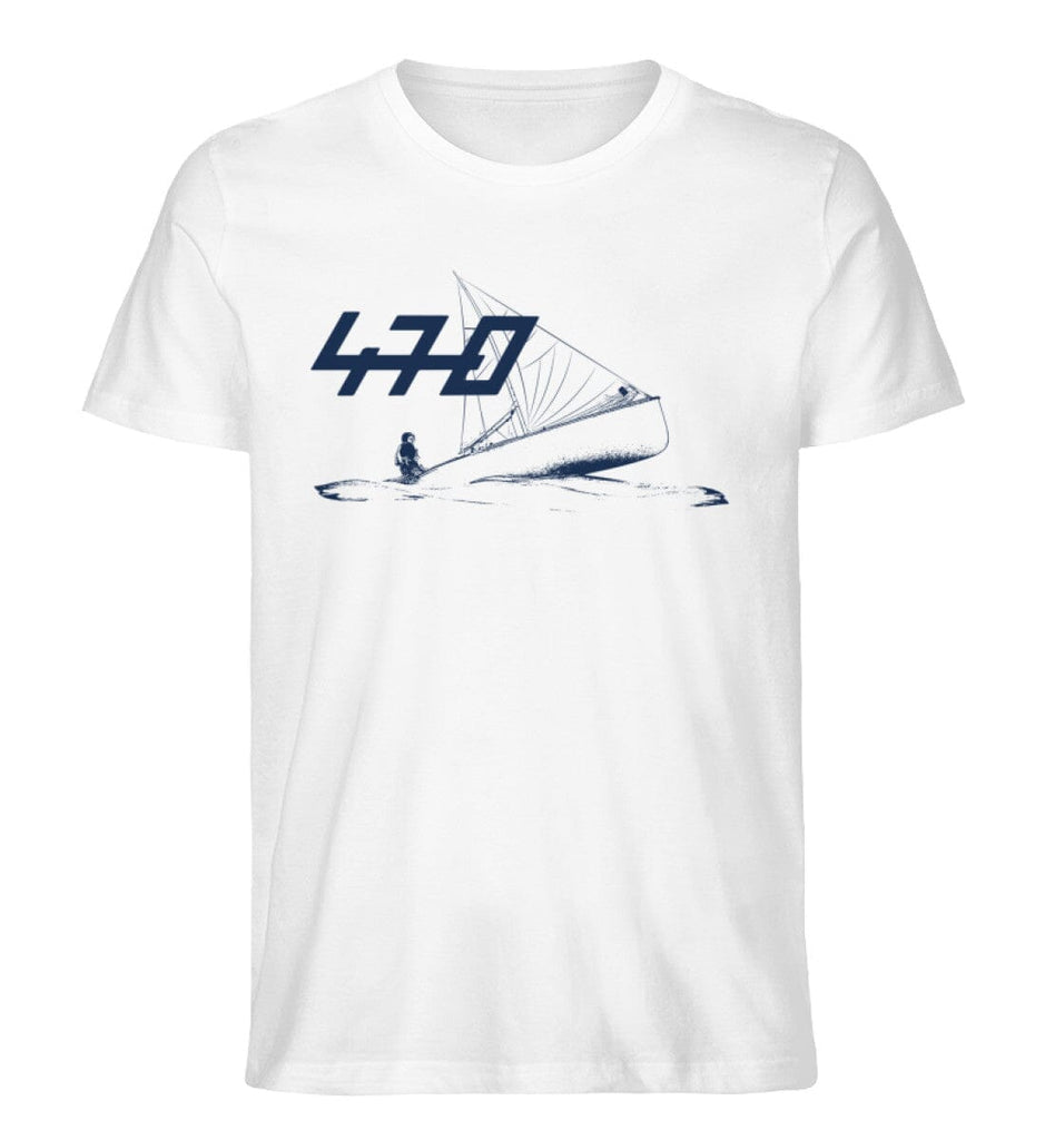 470er - Herren Premium Organic Shirt Creator T-Shirt ST/ST Shirtee White XS 
