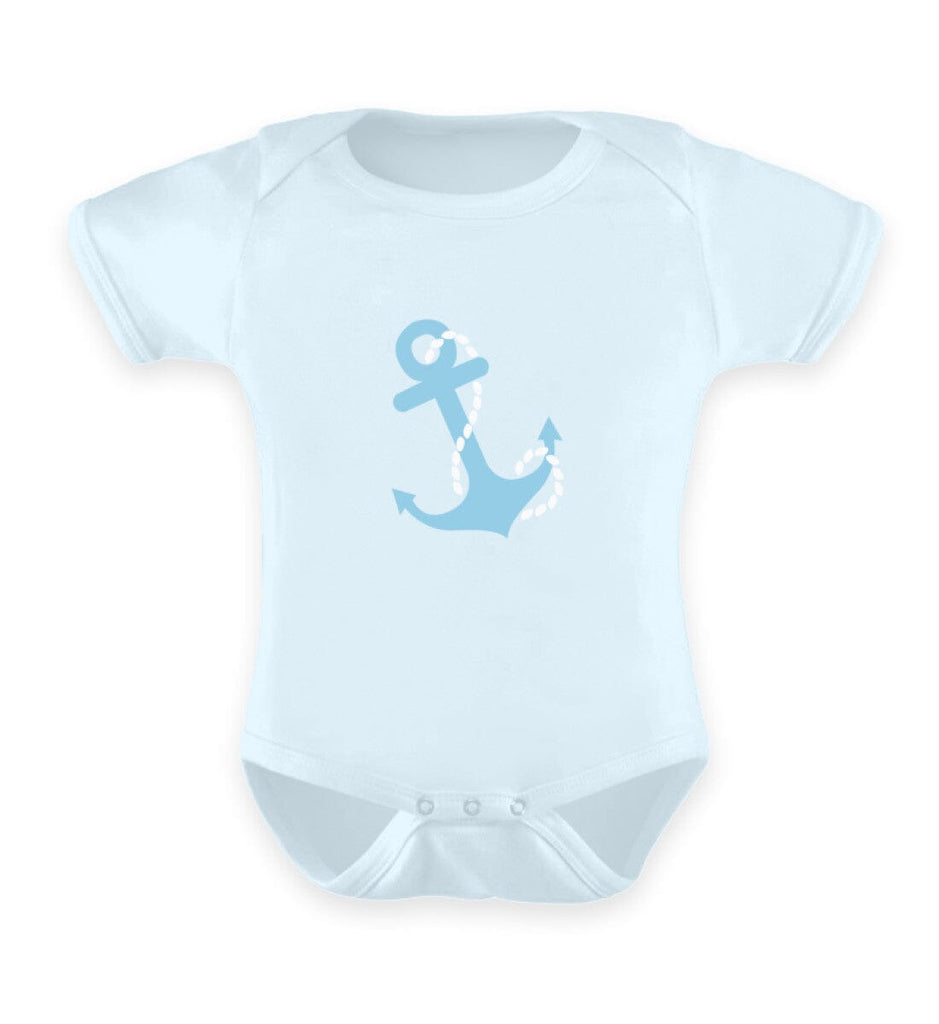 ANCHOR- Baby Body Baby Body Shirtee Dusty Blue 3-6 Monate 