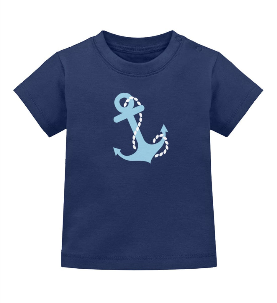 ANCHOR - Baby T-Shirt Baby T-Shirt Shirtee Nautical Navy 3-6 Monate 