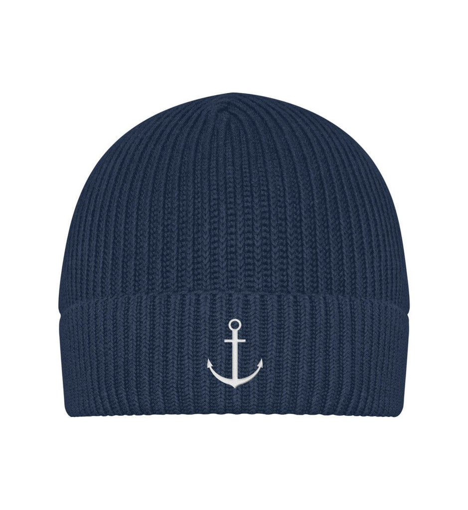 ANCHOR - Organic Fischermütze Fischermütze ST/ST mit Stick Shirtee French Navy Einheitsgröße 