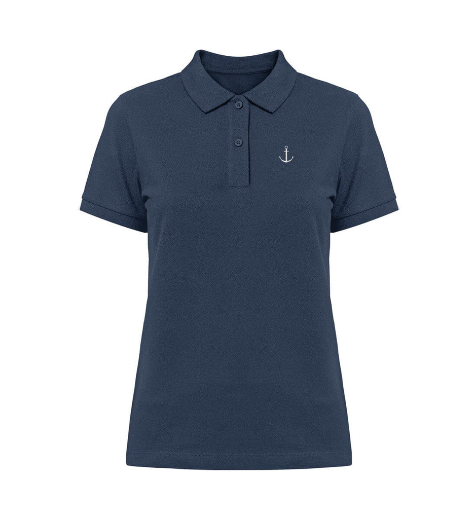 ANCHOR - Organic Polo-Shirt mit Stick Stella Elliser Polo-Shirt ST/ST mit Stick Shirtee French Navy XS 