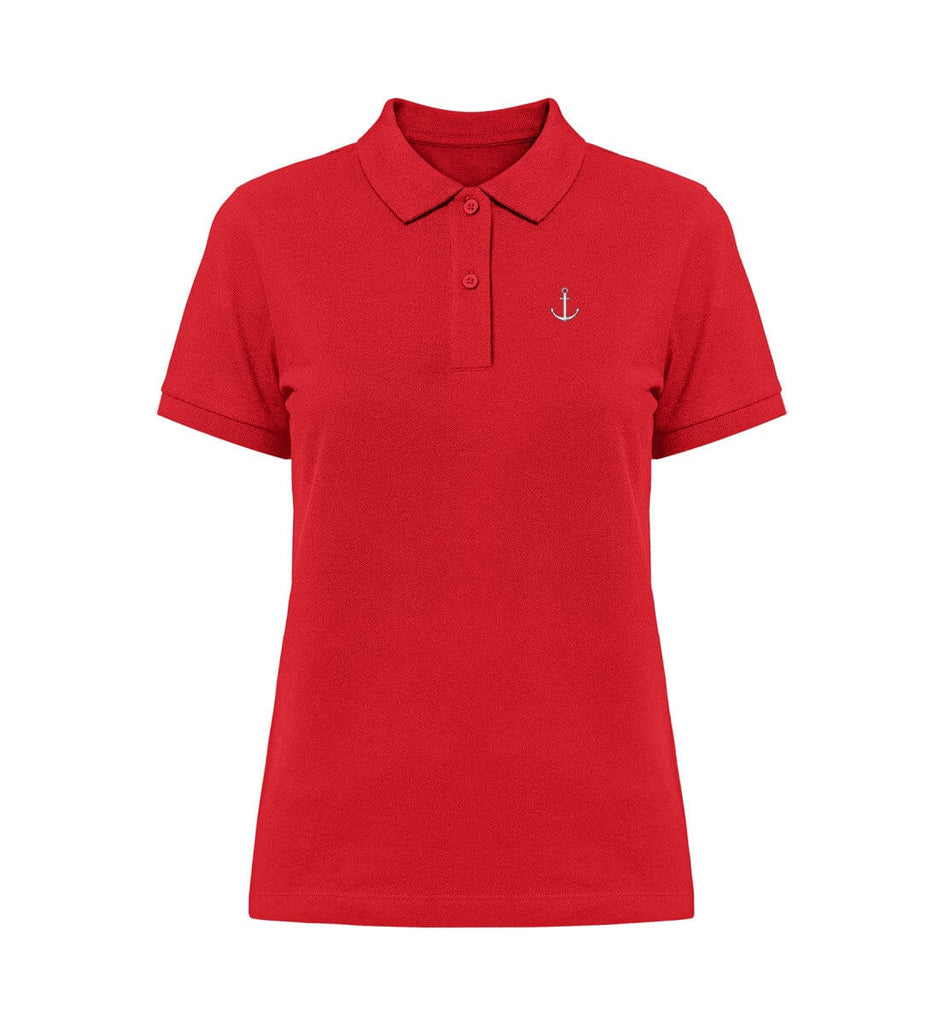 ANCHOR - Organic Polo-Shirt mit Stick Stella Elliser Polo-Shirt ST/ST mit Stick Shirtee Red XS 